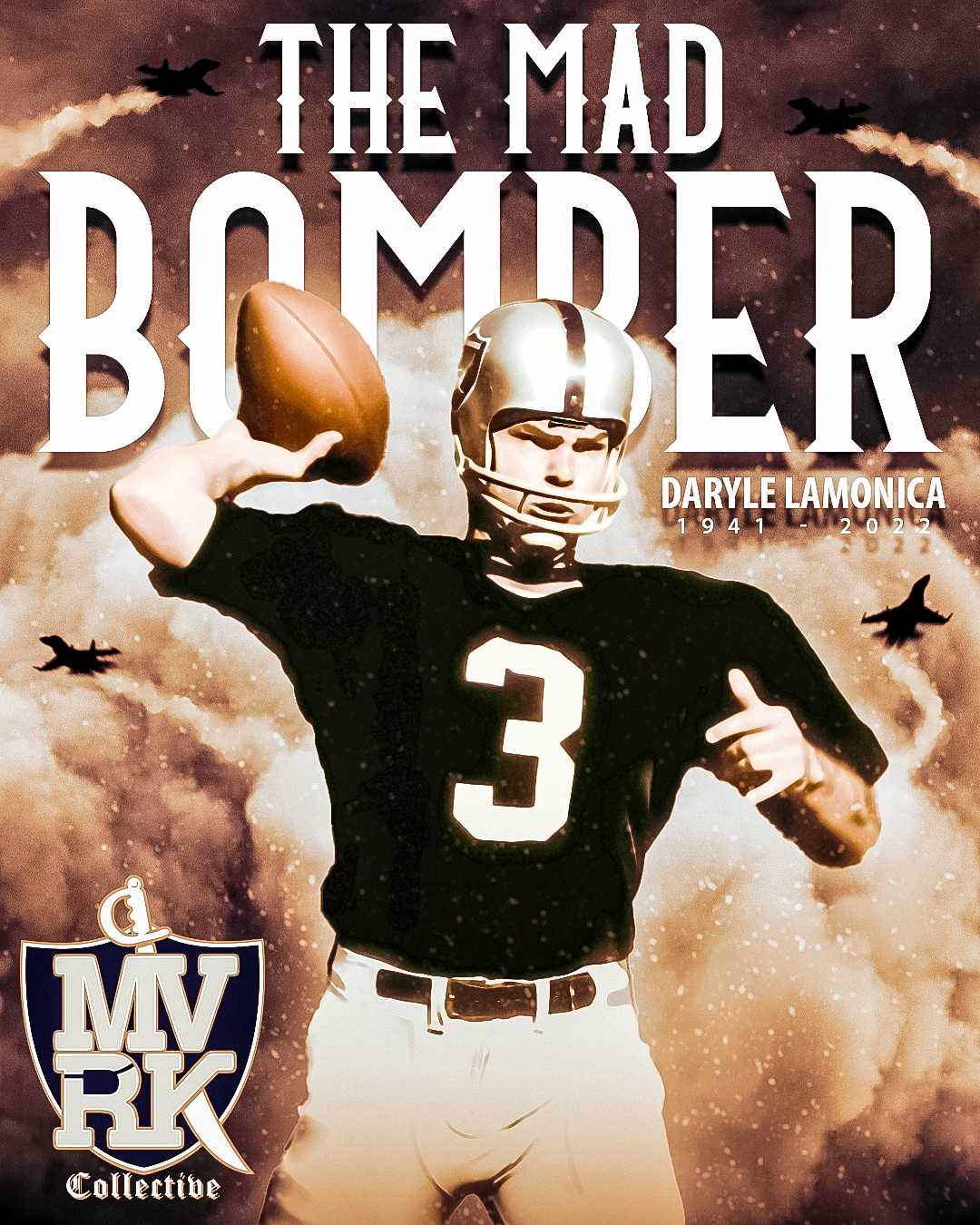 Happy heavenly birthday to the #Raiders great, Daryle Lamonica! Known as the "Mad Bomber," for his powerful arm. He led the Oakland Raiders to the Super Bowl and was among pro football's top passers in the late 1960s and early 70s.  He was acquired with Glenn Bass in a trade with the Buffalo Bills in exchange for Tom Flores and Art Powell. Lamonica finished his career as the 3rd leading passer in Raiders history, completing 1,138 of 2,248 pass attempts for 16,655 yards, 148 TDs and 115 INTs. He led the team to the 1967 AFL Championship and a berth in Super Bowl II.