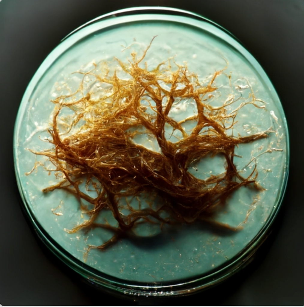 Bacterial Cellulose made by Midjourney v4