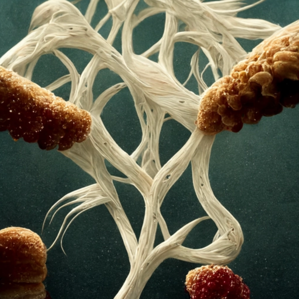 Bacterial Cellulose made by Midjourney v4