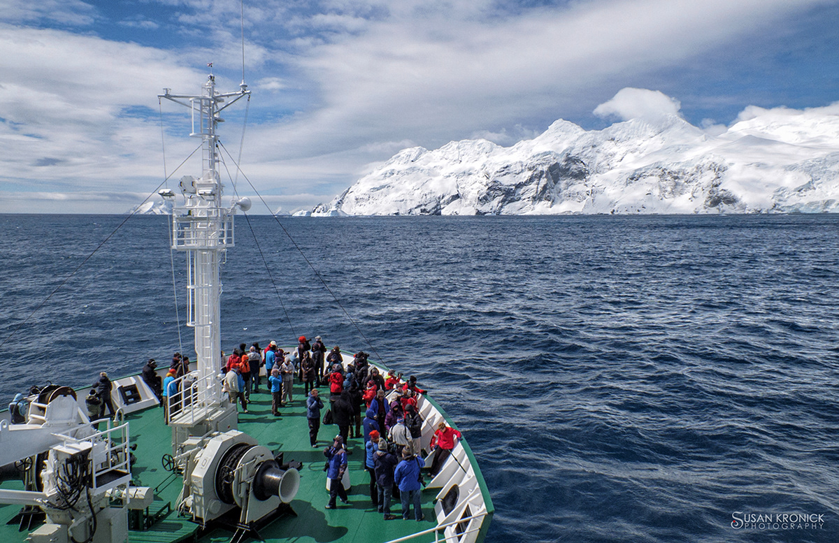 Sailing to Antarctica