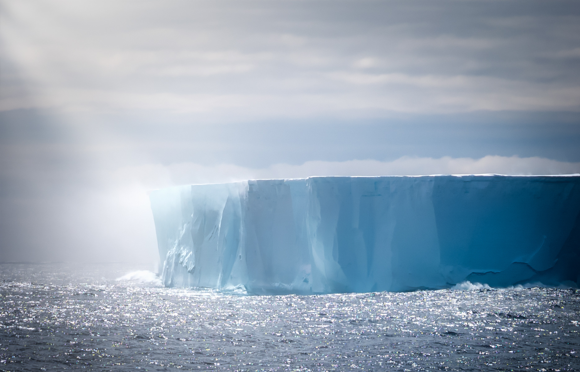 Massive Tabular Iceberg - Antarctic Waters