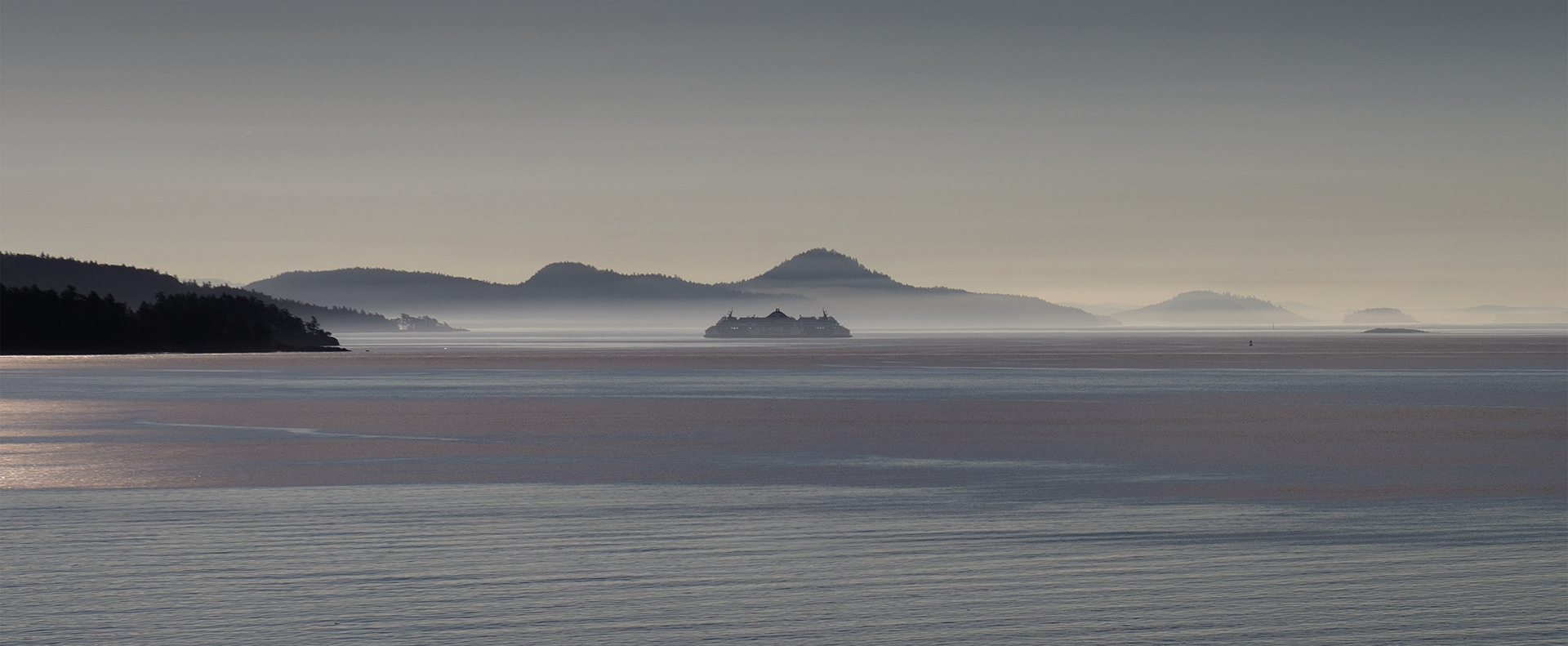 Early ferry off Salt Spring Island