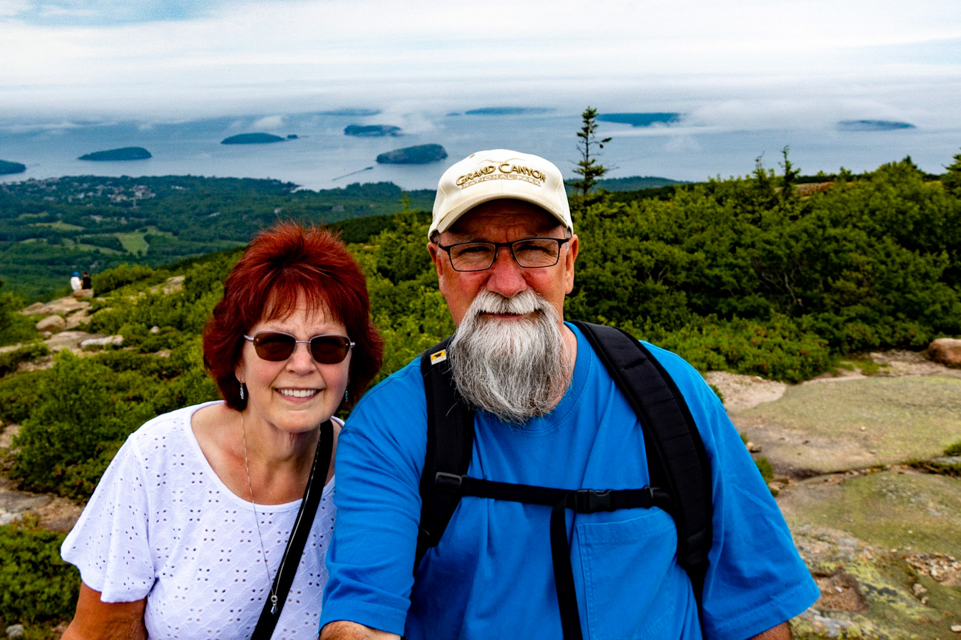 We went the Mt Desert Island district to visit Cadillac Mountain