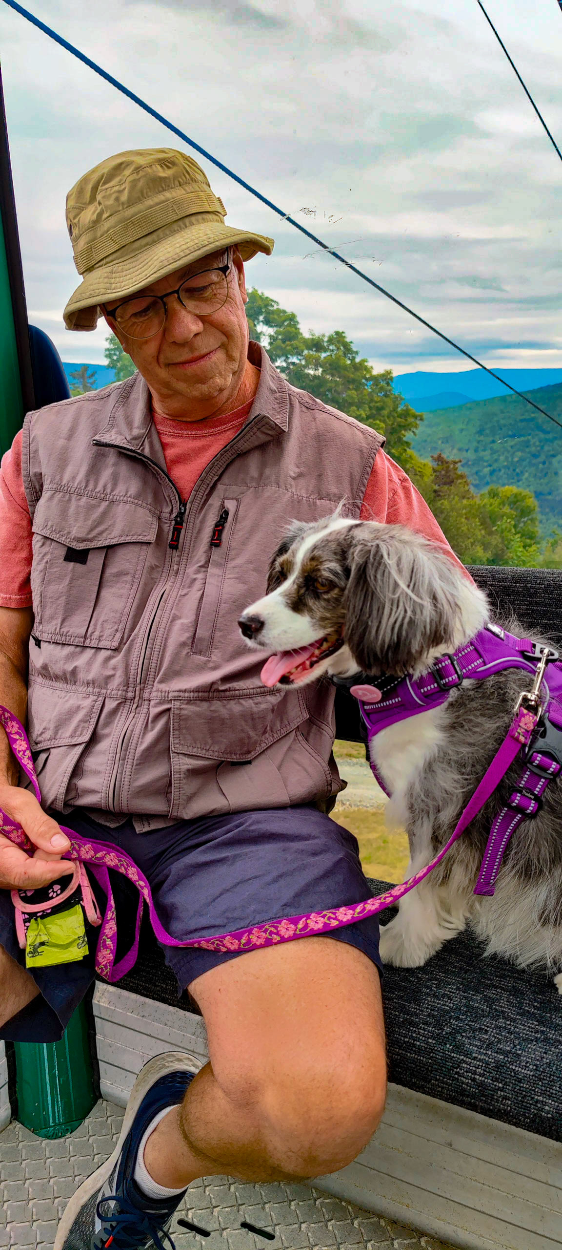 Bonnie's first Gondola ride at Bretton Woods
