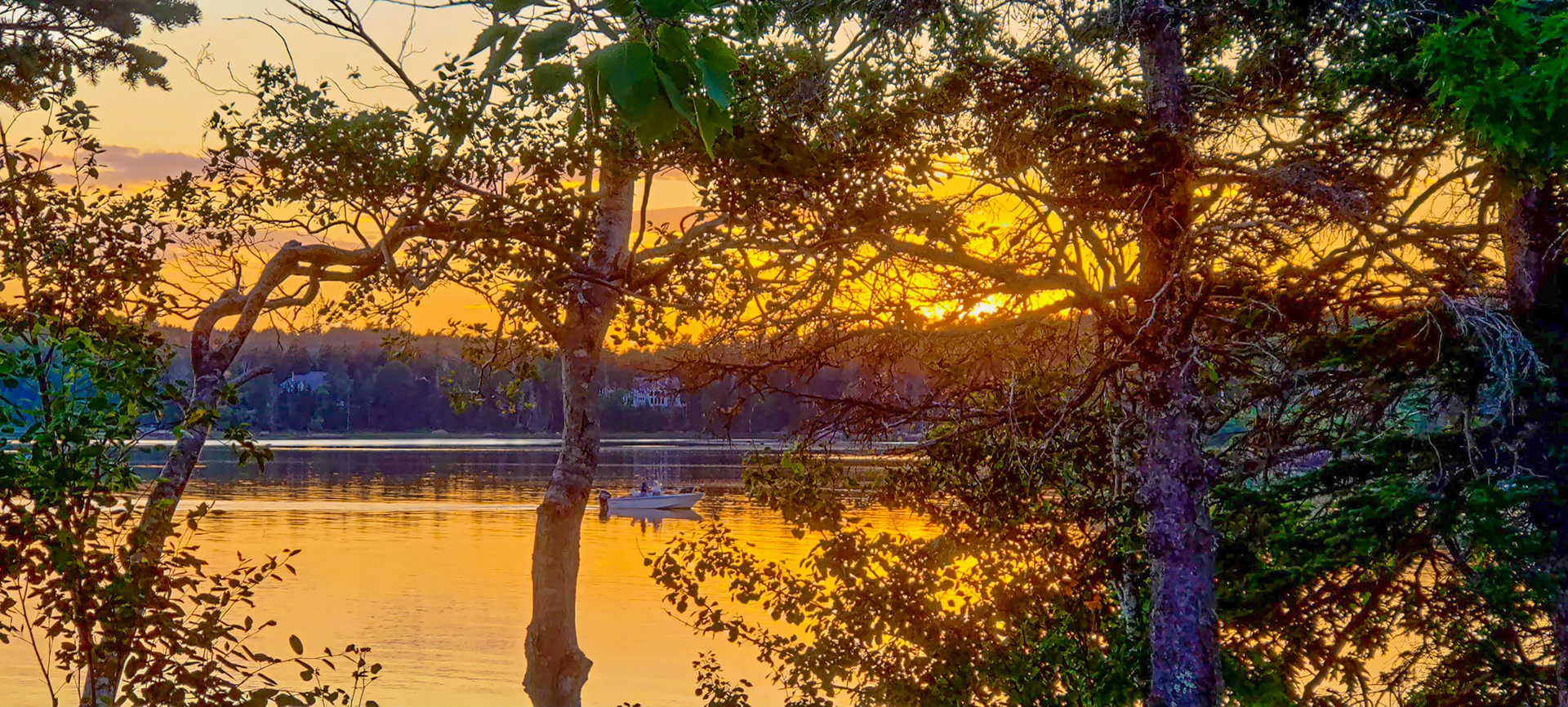 Sunset from our campsite