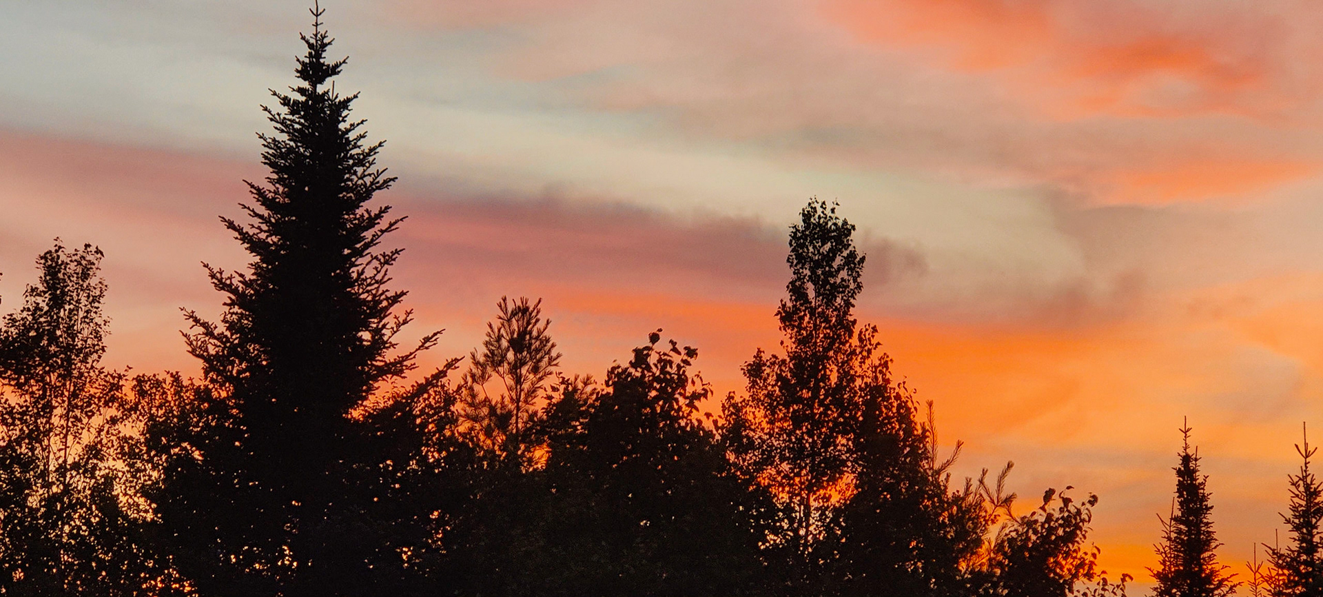 Campground sunset