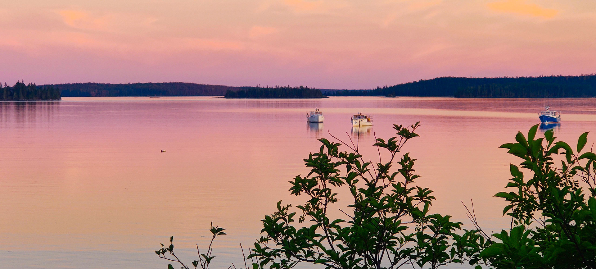 Sunset from our campsite
