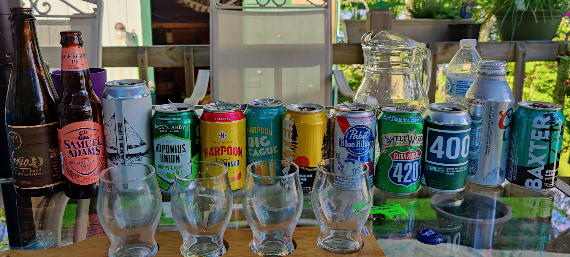 Time to fill the flight glasses