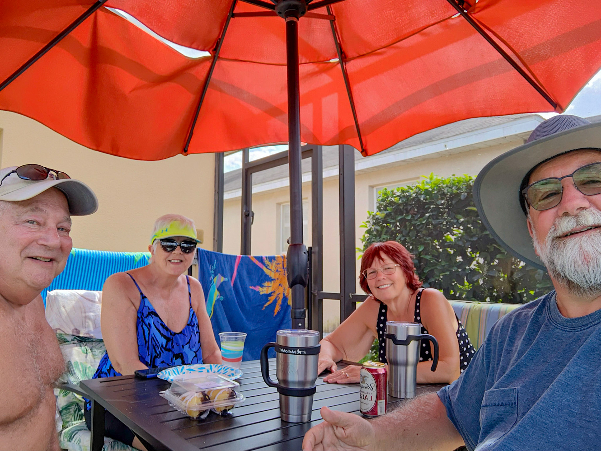 Visiting with Jim and Susan