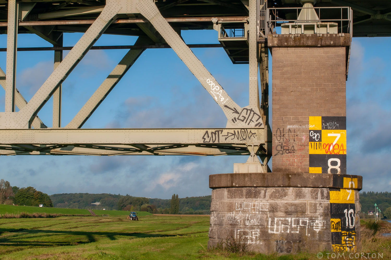 Spoorbrug Nederrijn