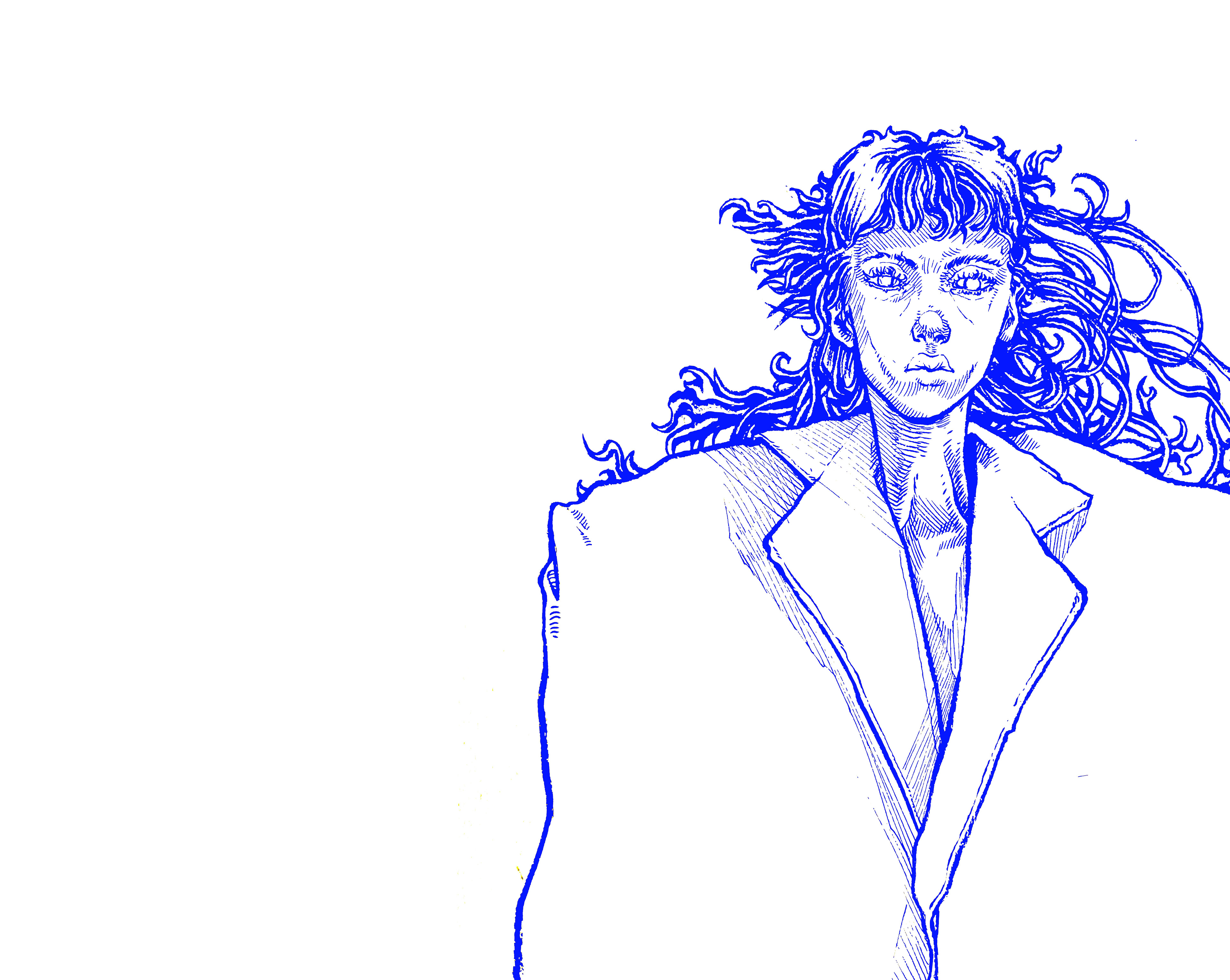 Sans titre  Projet personnel,  Encre de Chine,  2025