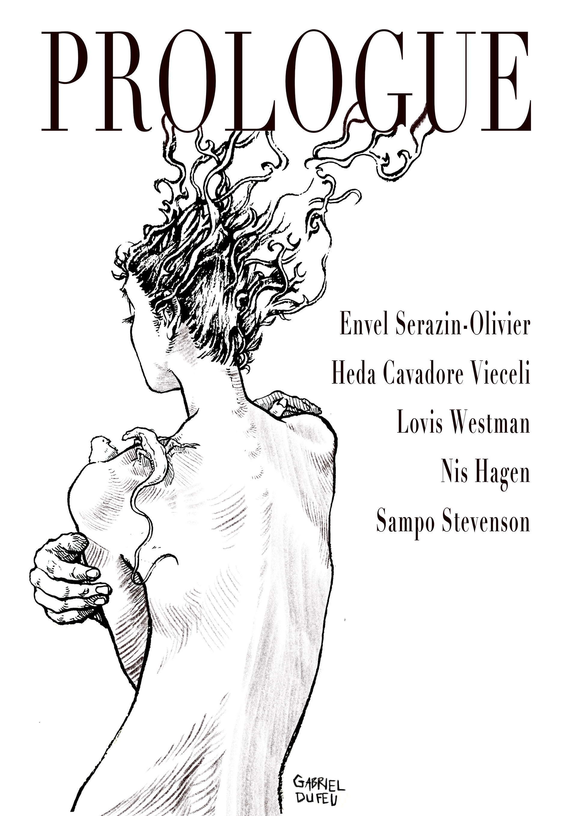 Prologue Projet personnel,  Aquarelle, gouache, et encre de Chine,  2025