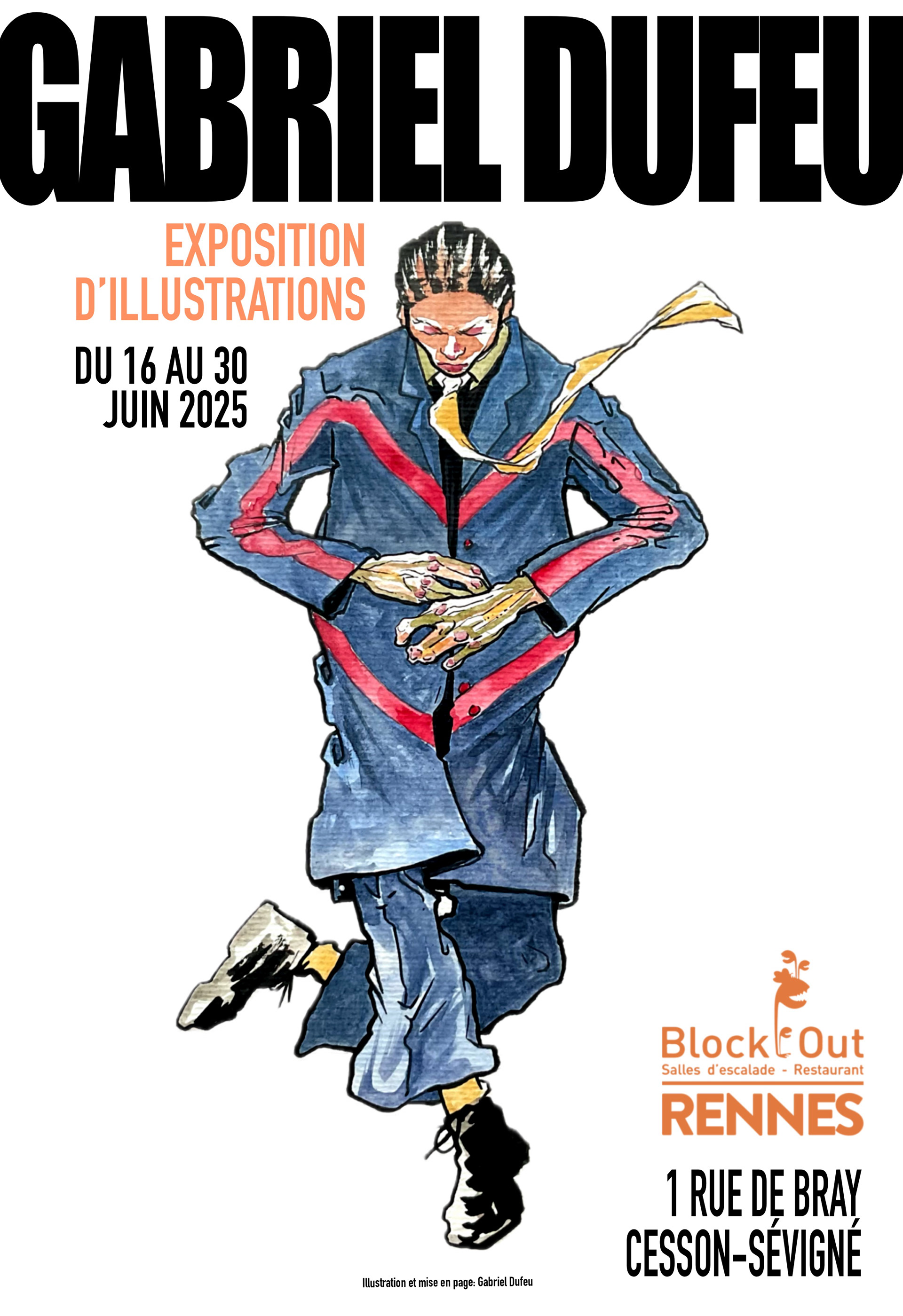  22 avril - 30 mai 2025 Cesson-Sévigné - Block’Out Rennes