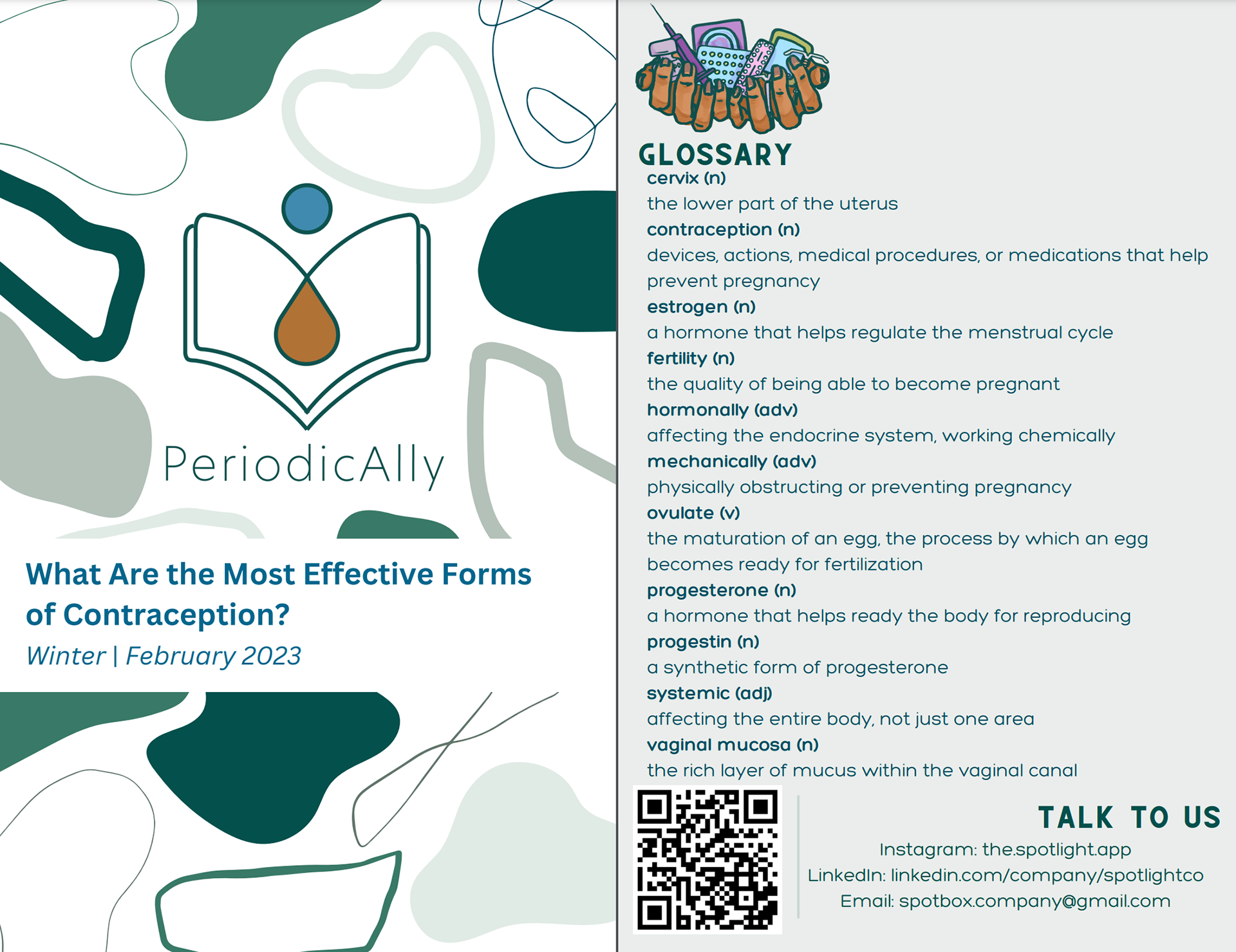 zine design for the periodically