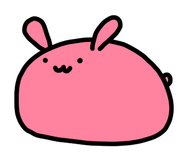 もちもちしたうさぎさん