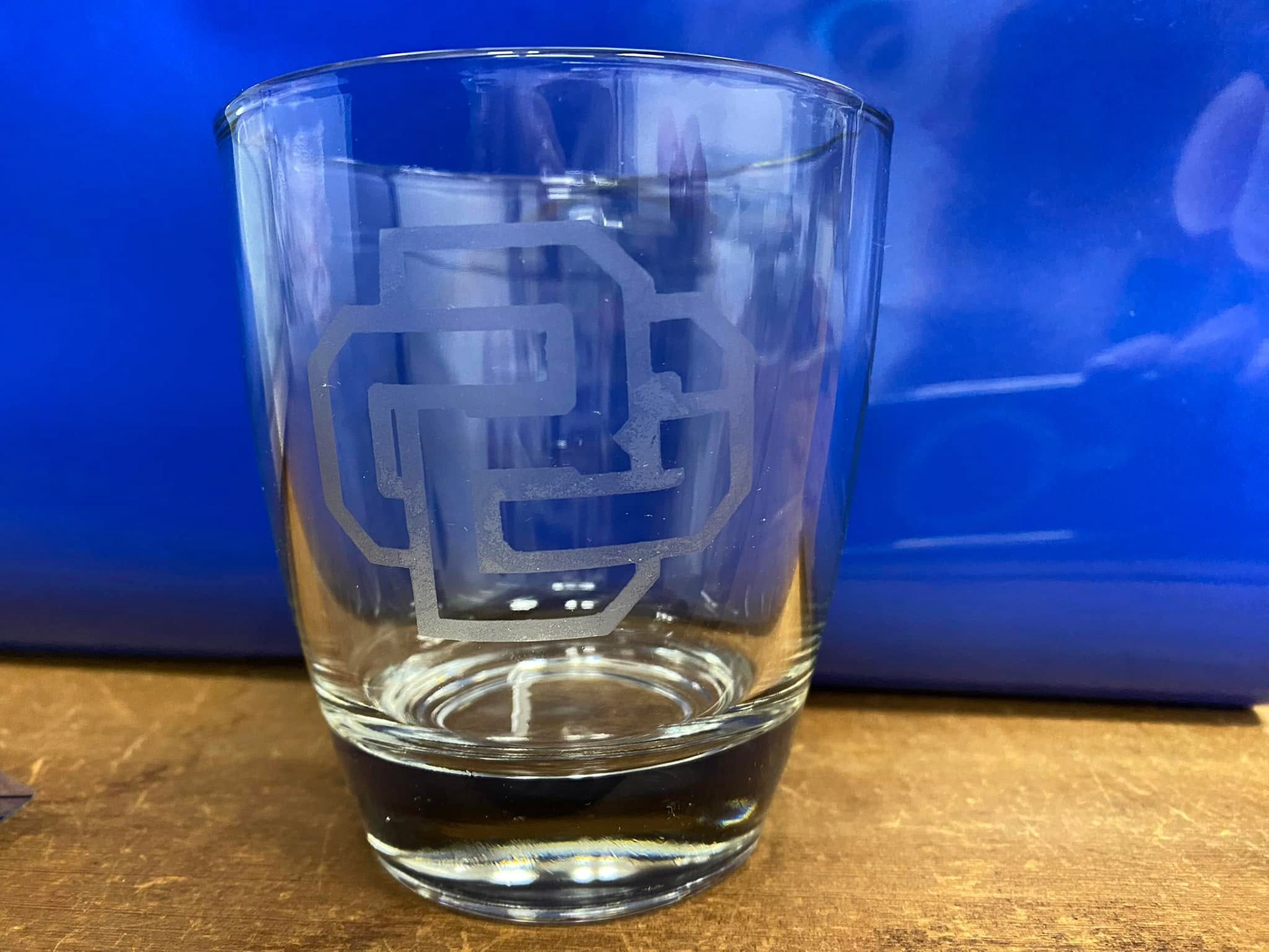 Etched glass