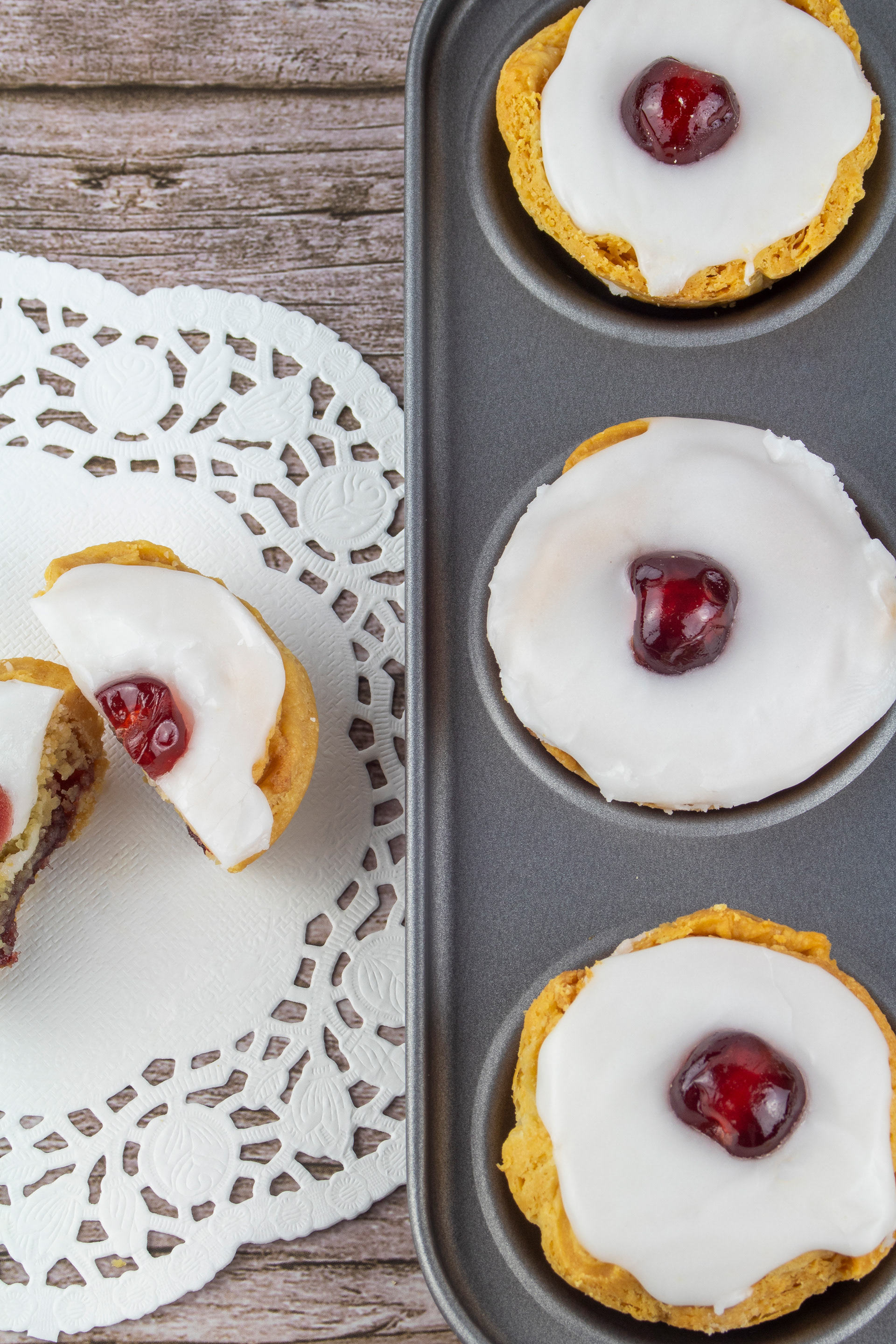 CHERRY BAKEWELL TARTS
