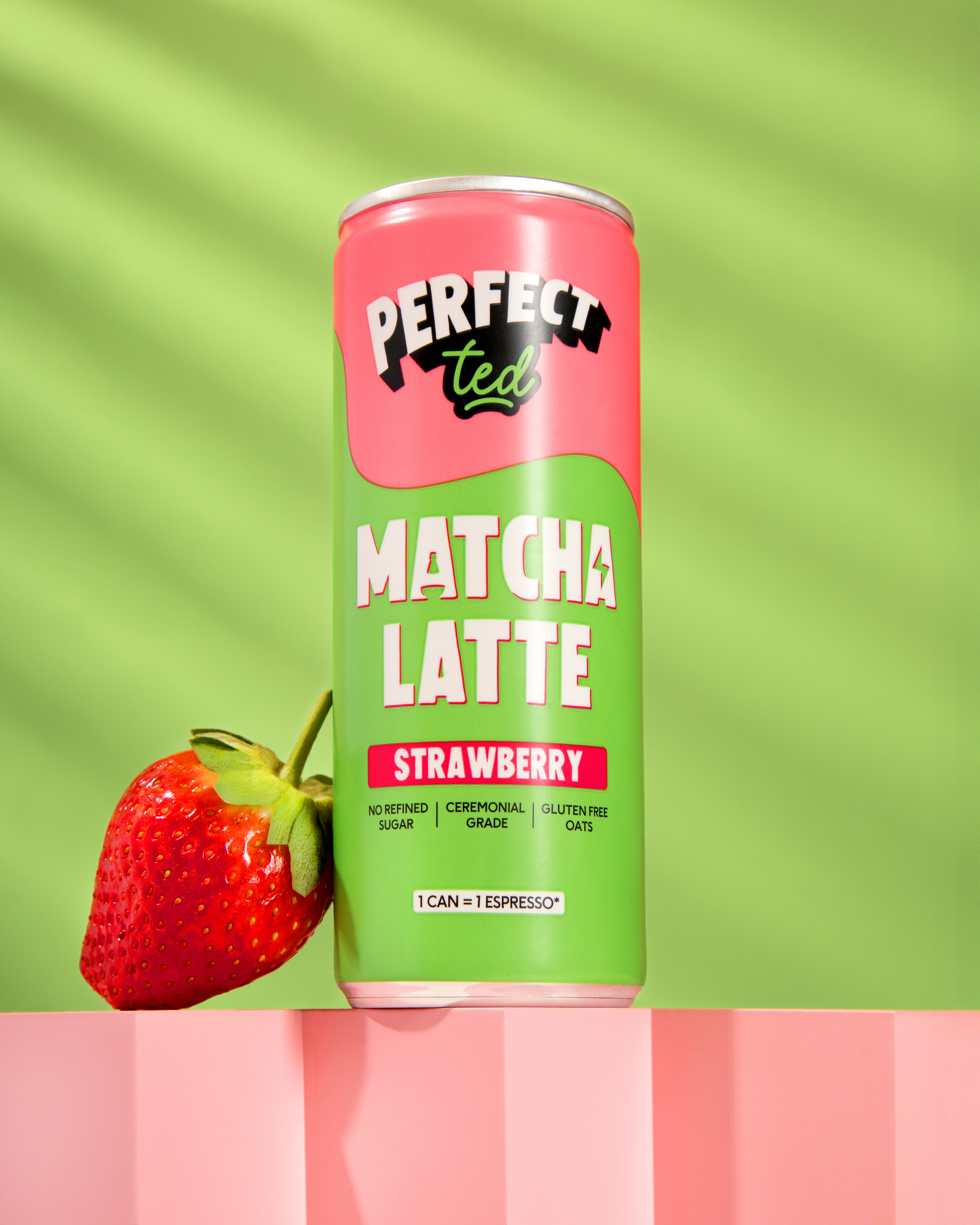 PERFECT TED STRAWBERRY MATCHA LATTE