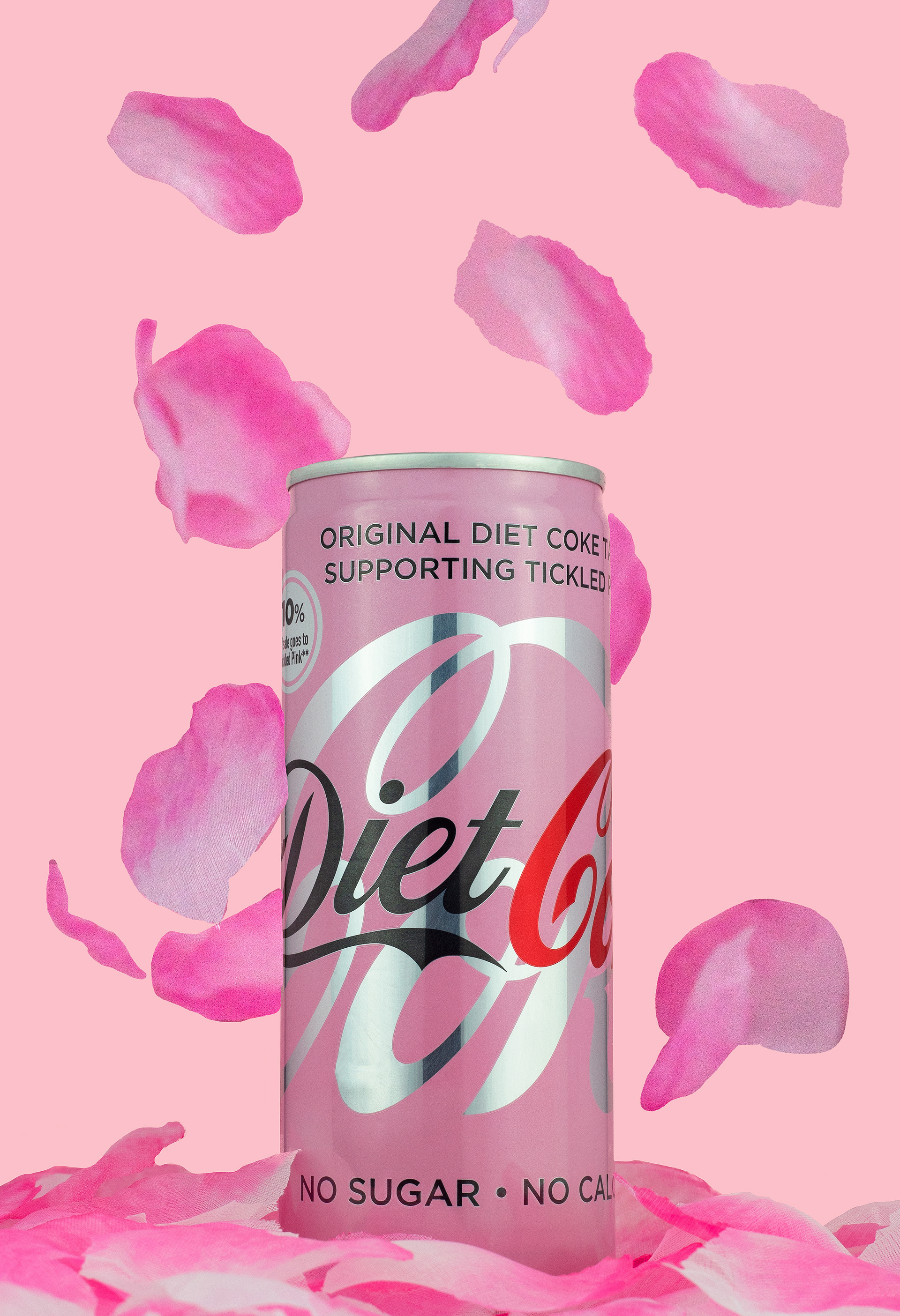 DIET COCA COLA TICKLED PINK
