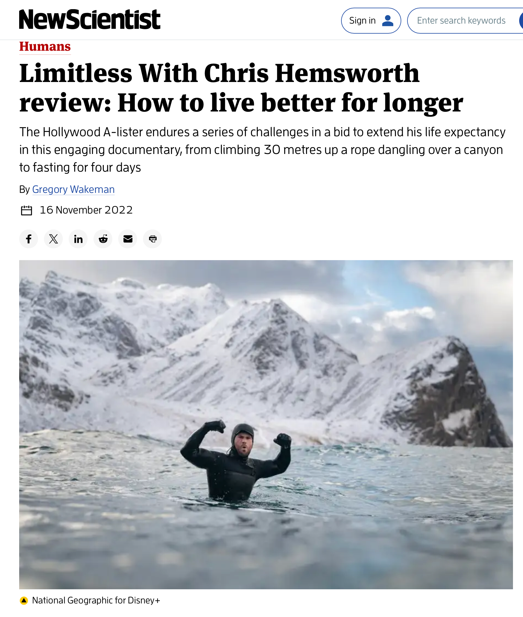 New Scientist / Limitless