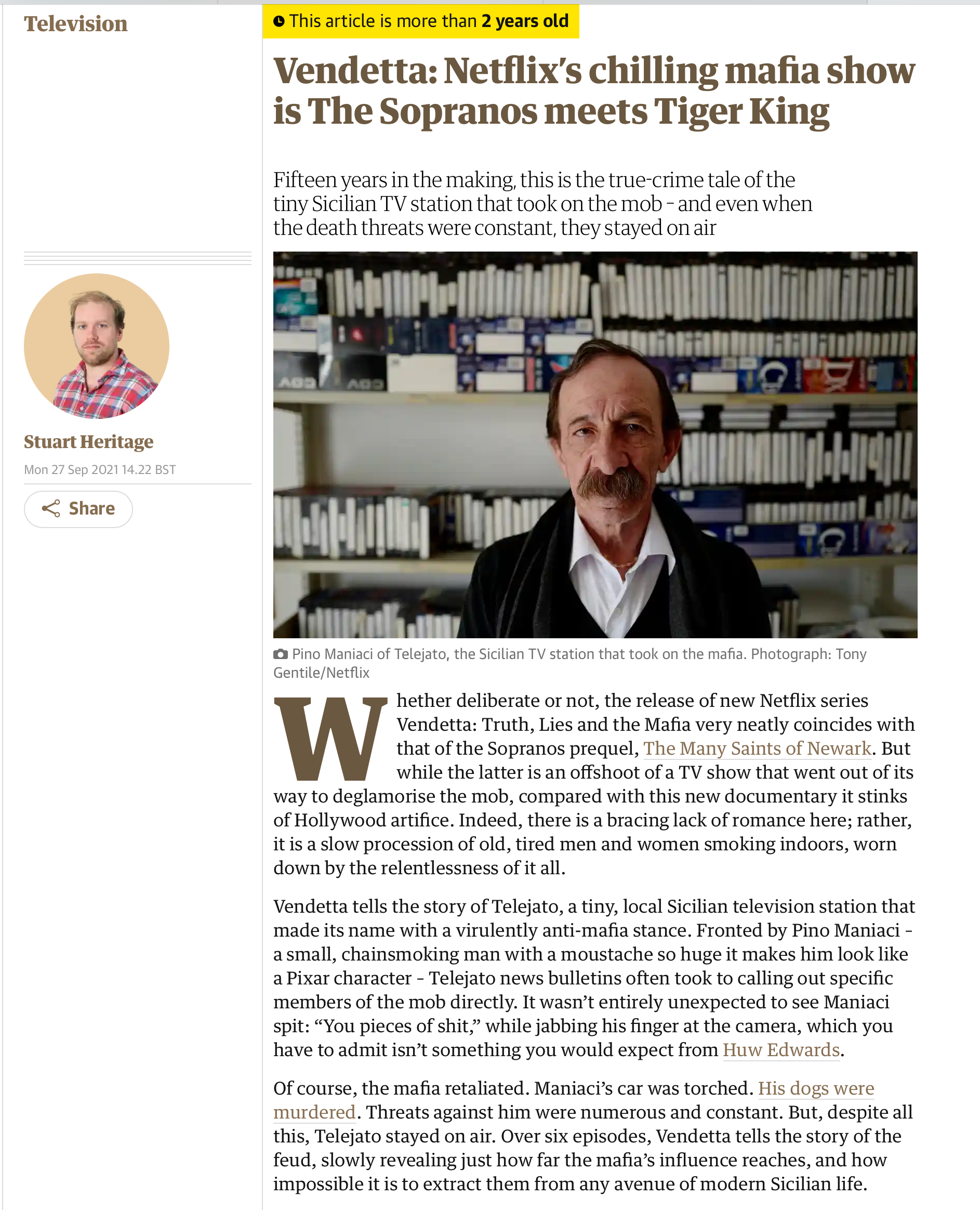 The Guardian / Vendetta