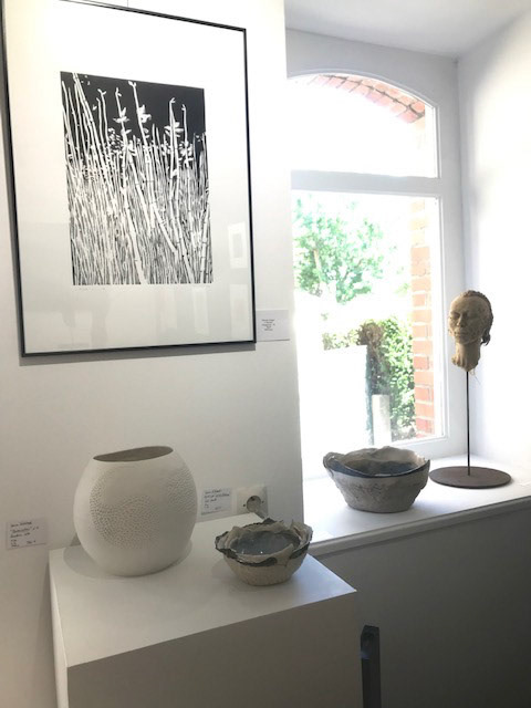 Laure Zurcher Céramiste; Martine Guégan graveur; Nicolas Guéguen Sculpture