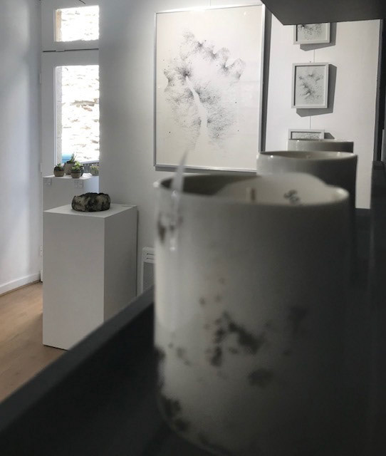 Atelier Oil bougies; Olga Lee Céramiste, Armelle Le Dantec