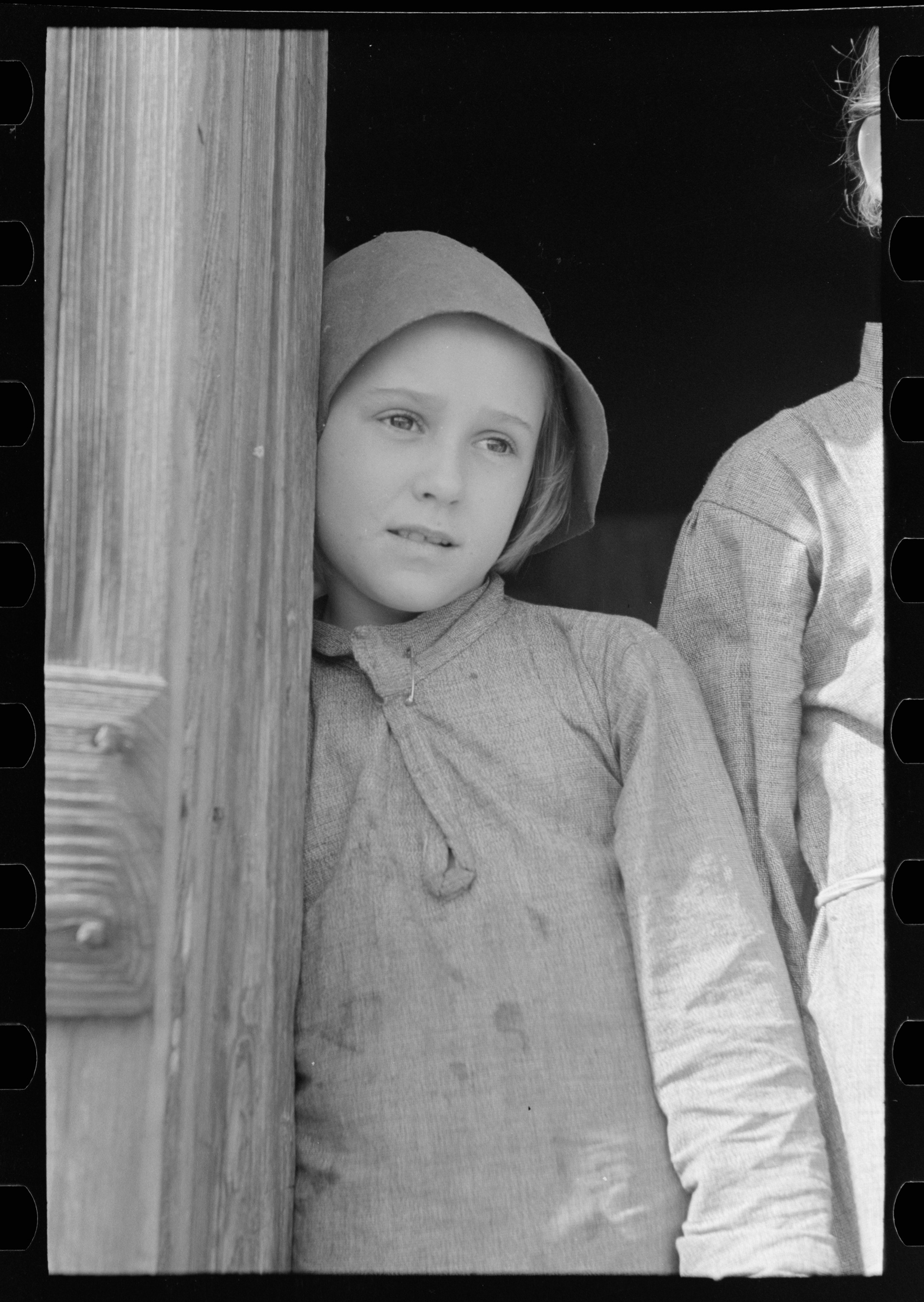 “Daughter of day laborer in sugarcane fields near New Iberia, Louisiana” Russell Lee, c. 1938  Original image from the Library of Congress