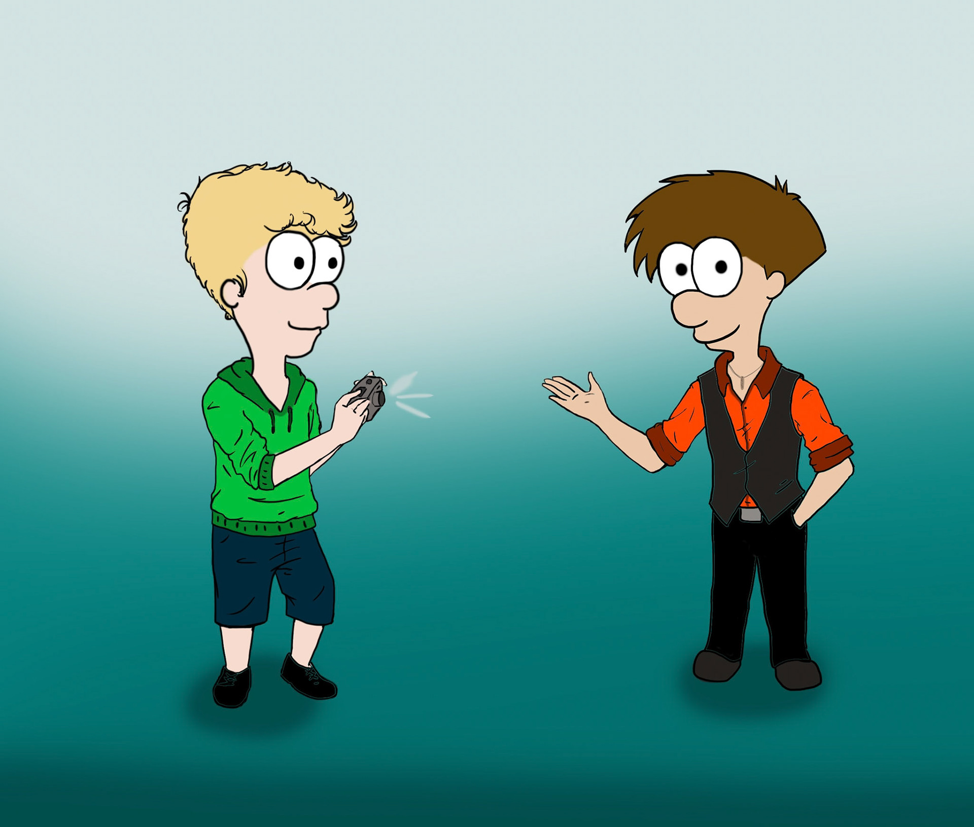 Fanart - Wir als Cartoon!
