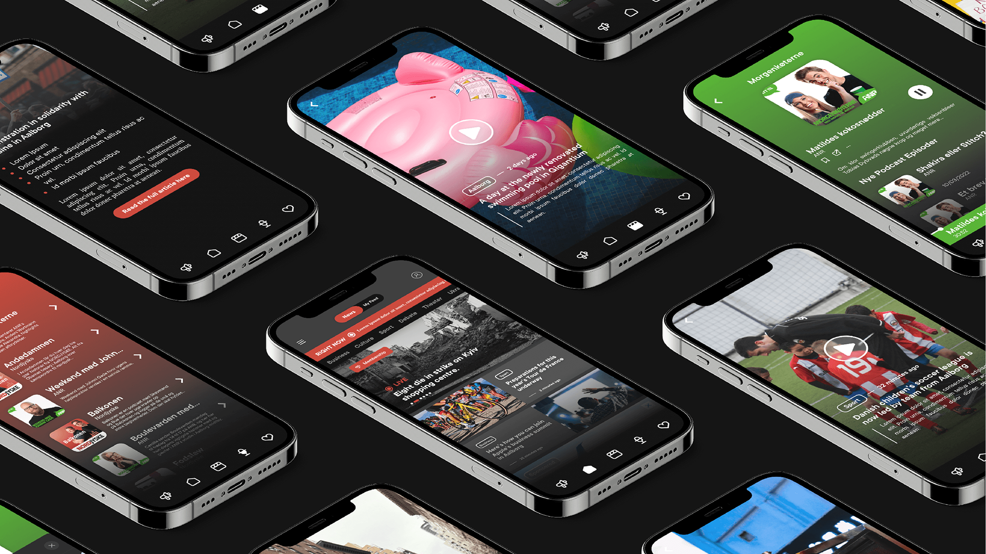 Project Nordjysek mobile isometric grid view
