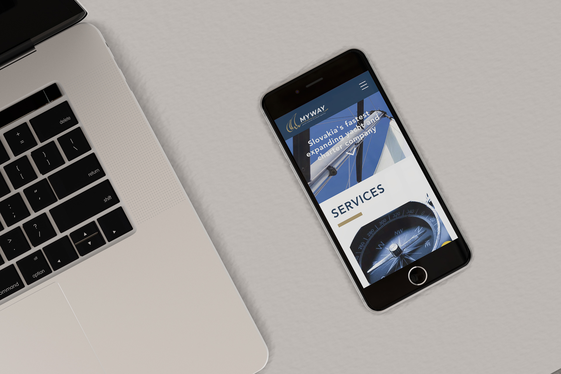 Website mobile view