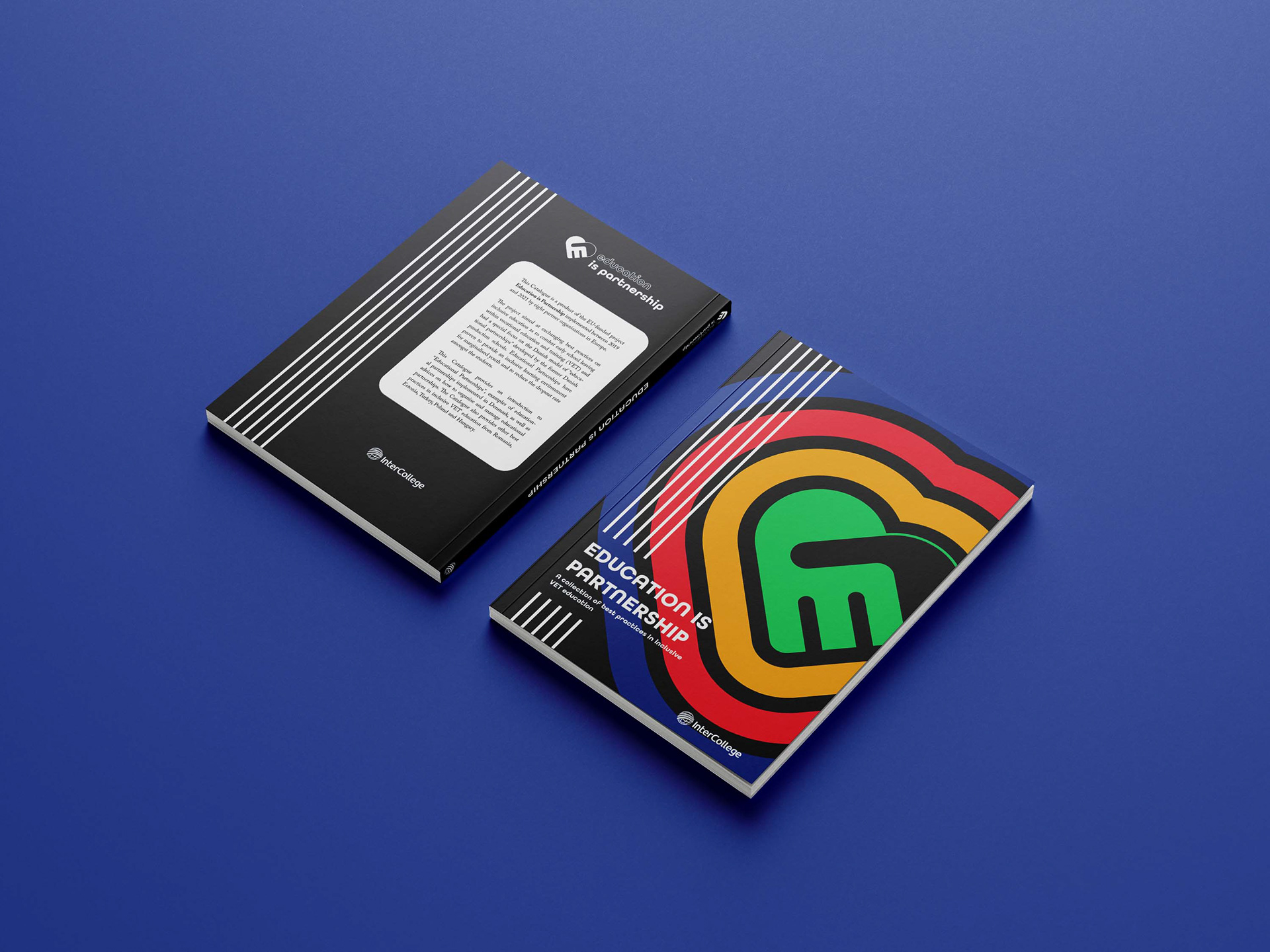 A very colorful yet simple cover design