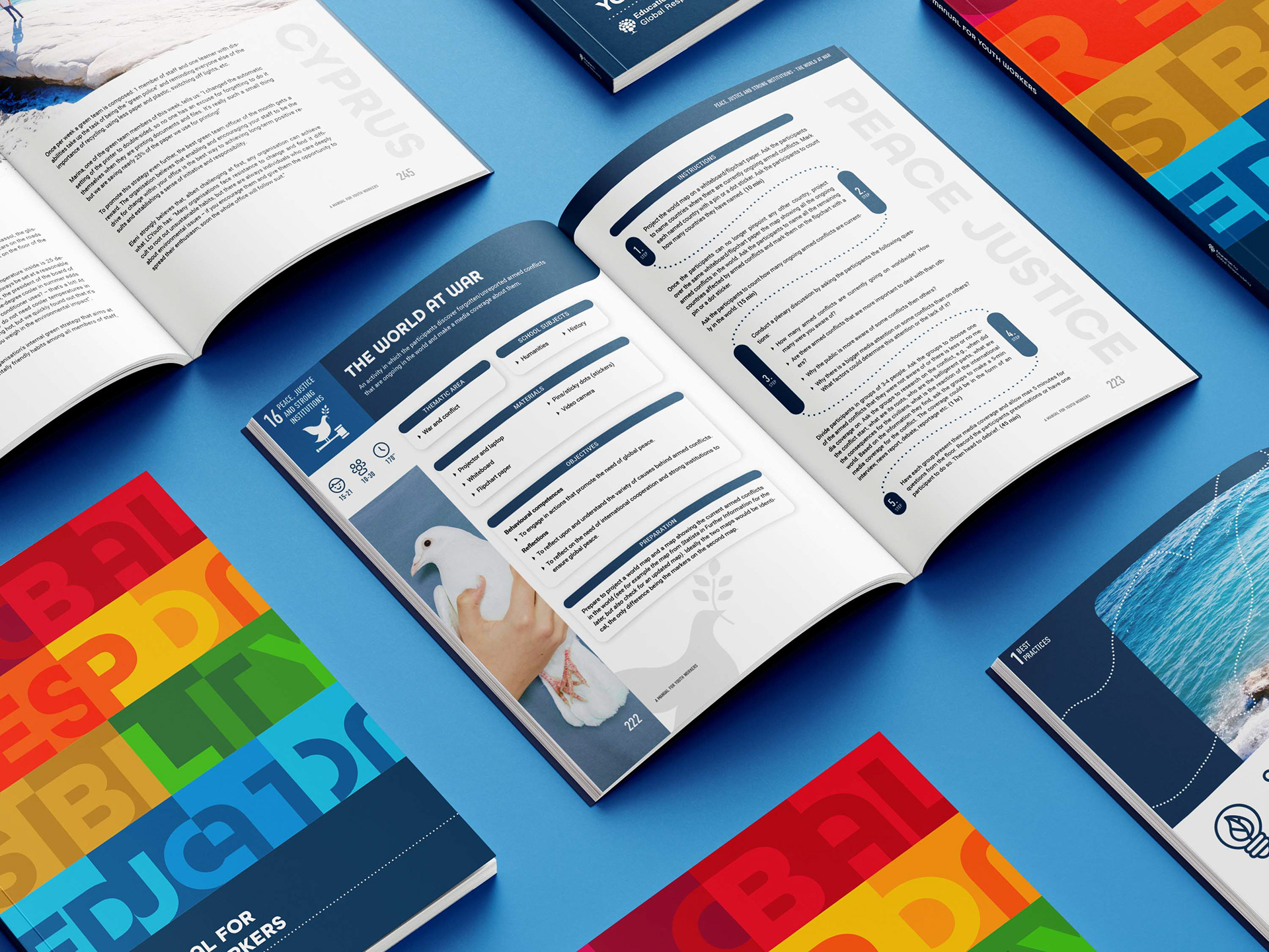 Despite being text heavy, the images and visuals balance out the reading experience