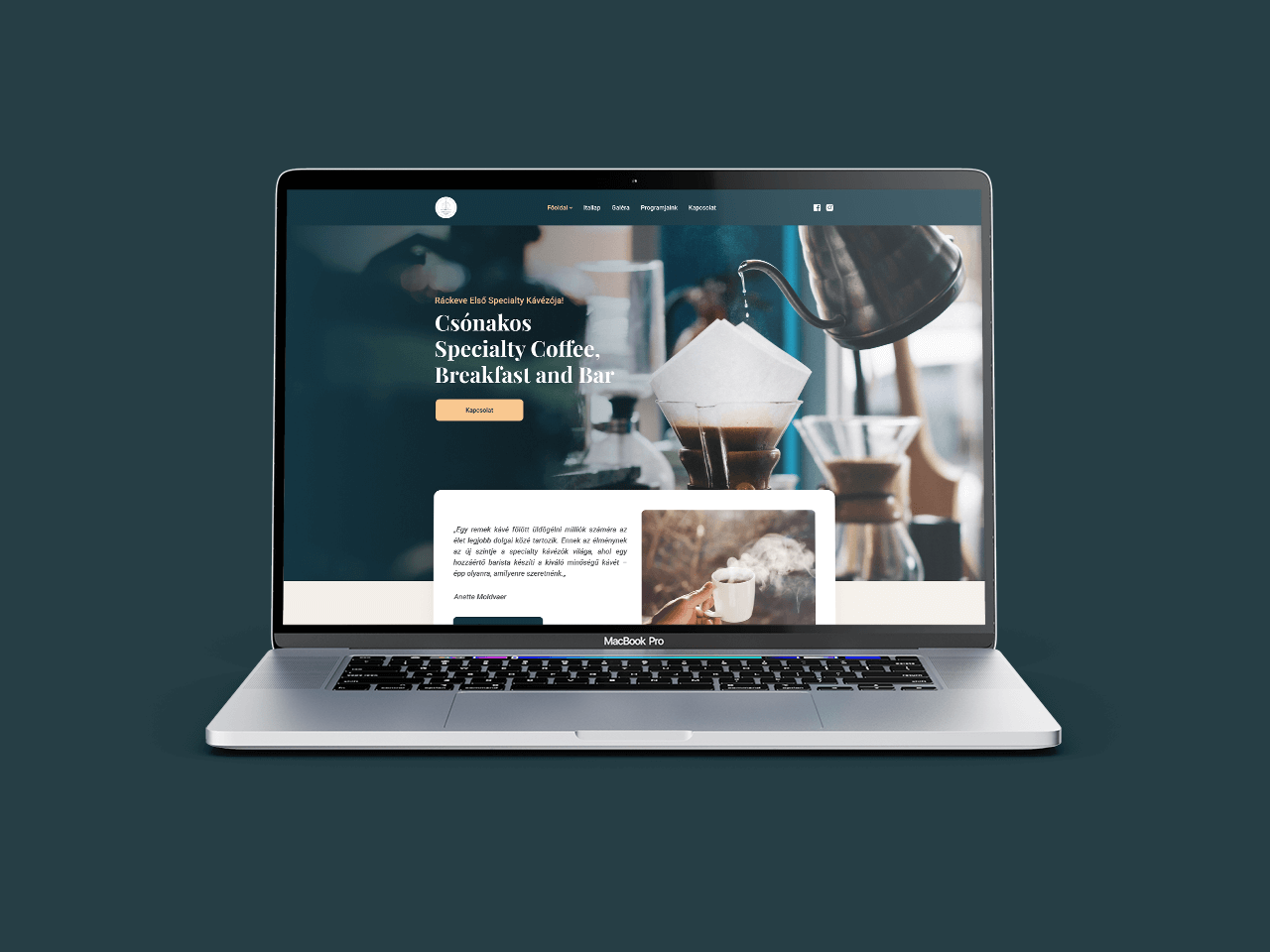 Experience simplicity and elegance with the beautifully designed landing page