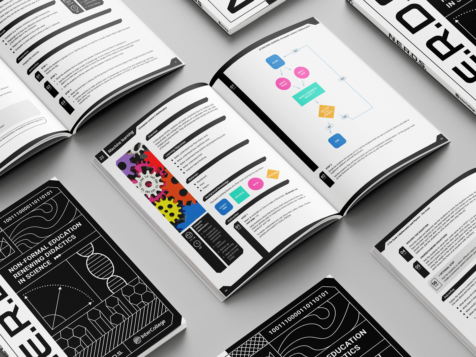 A touch of color in the midst of black and white design