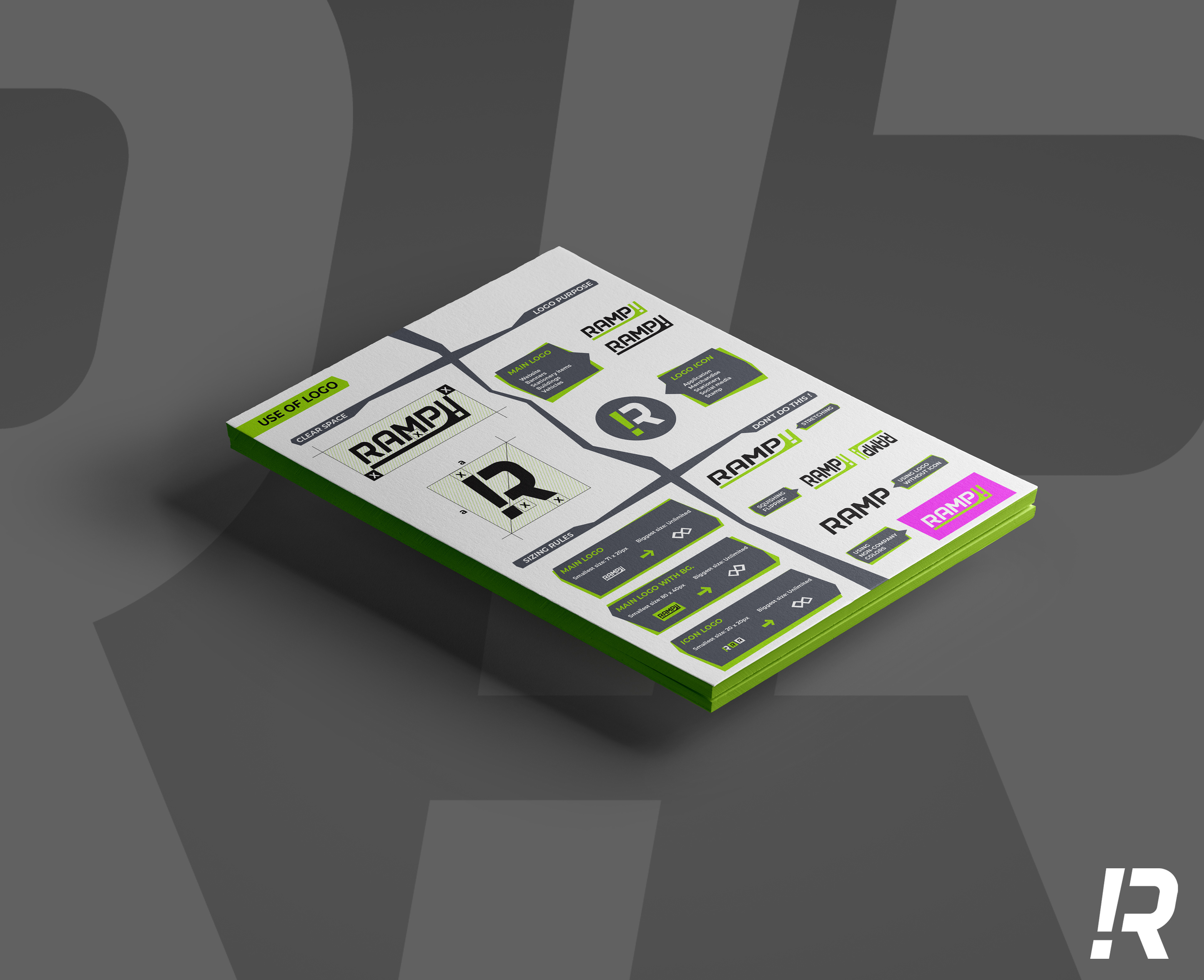 A page taken from the Brand-Guide