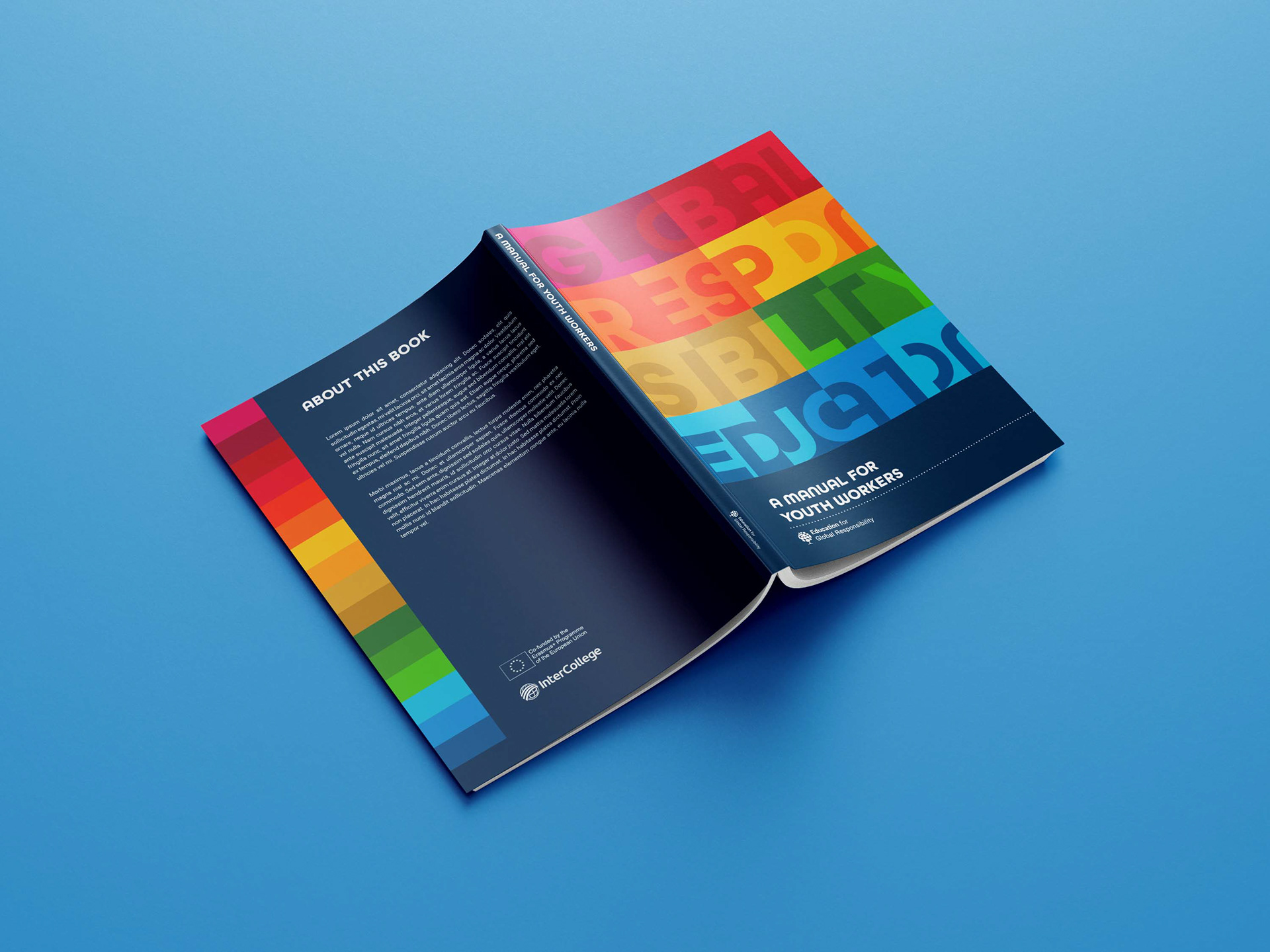 A colorful yet simple cover design