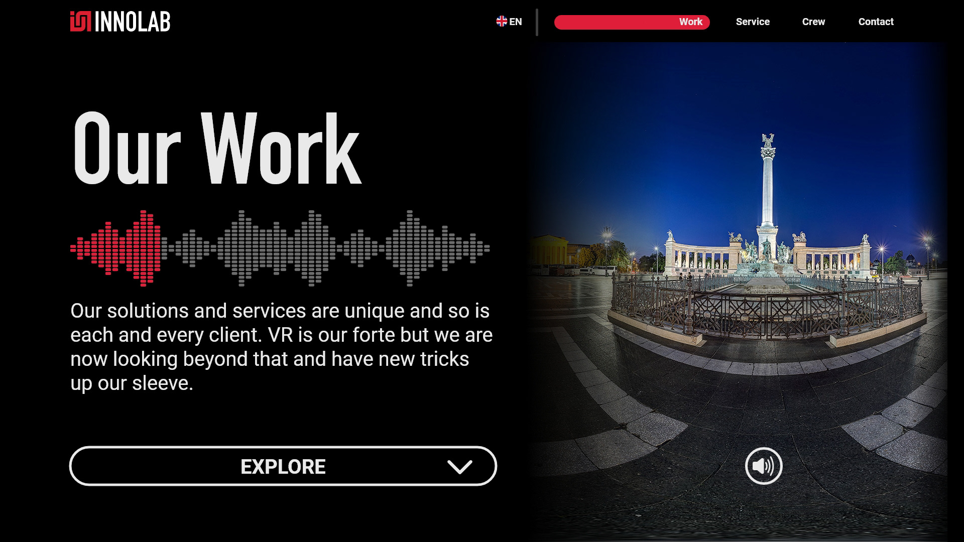 Interactive features, such as video playback were implented in the design