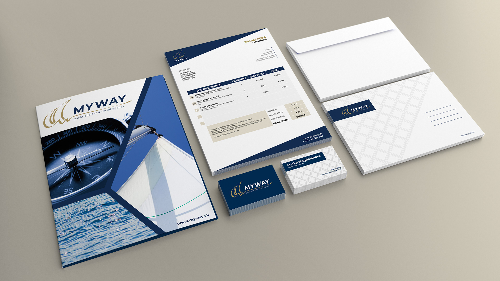 Stationery branding