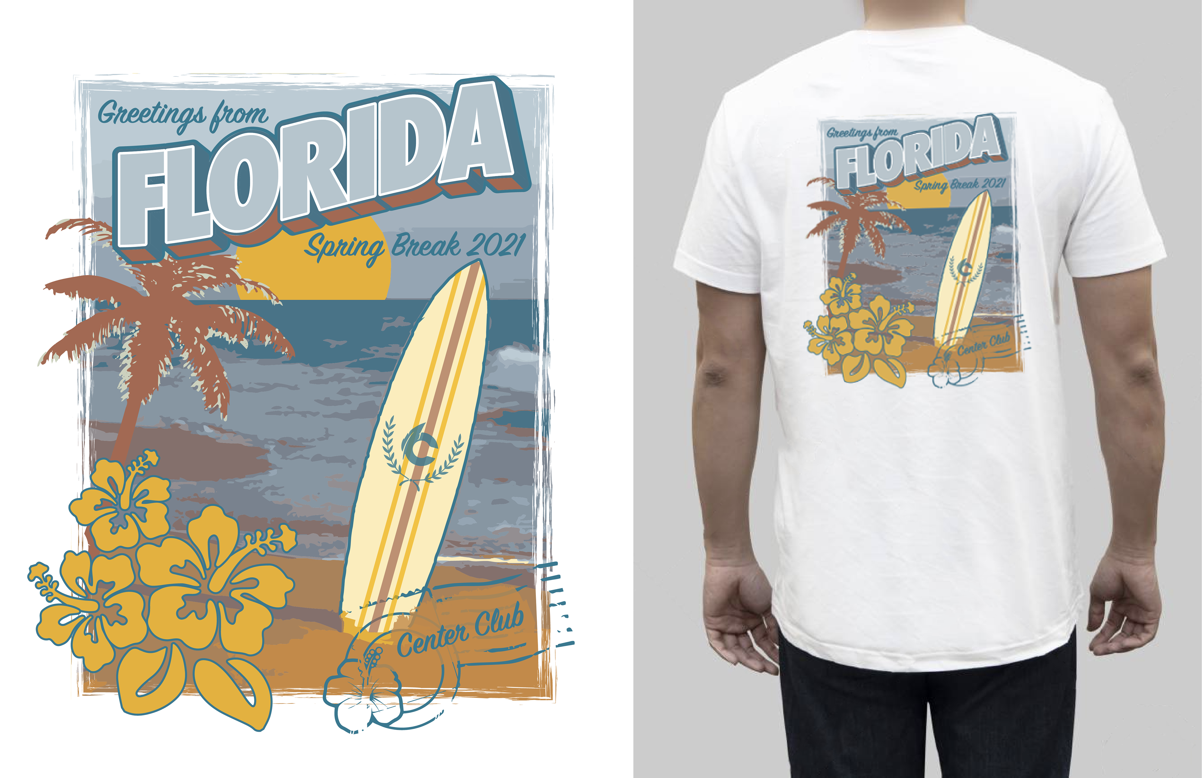 Center Club Spring Break T-Shirt