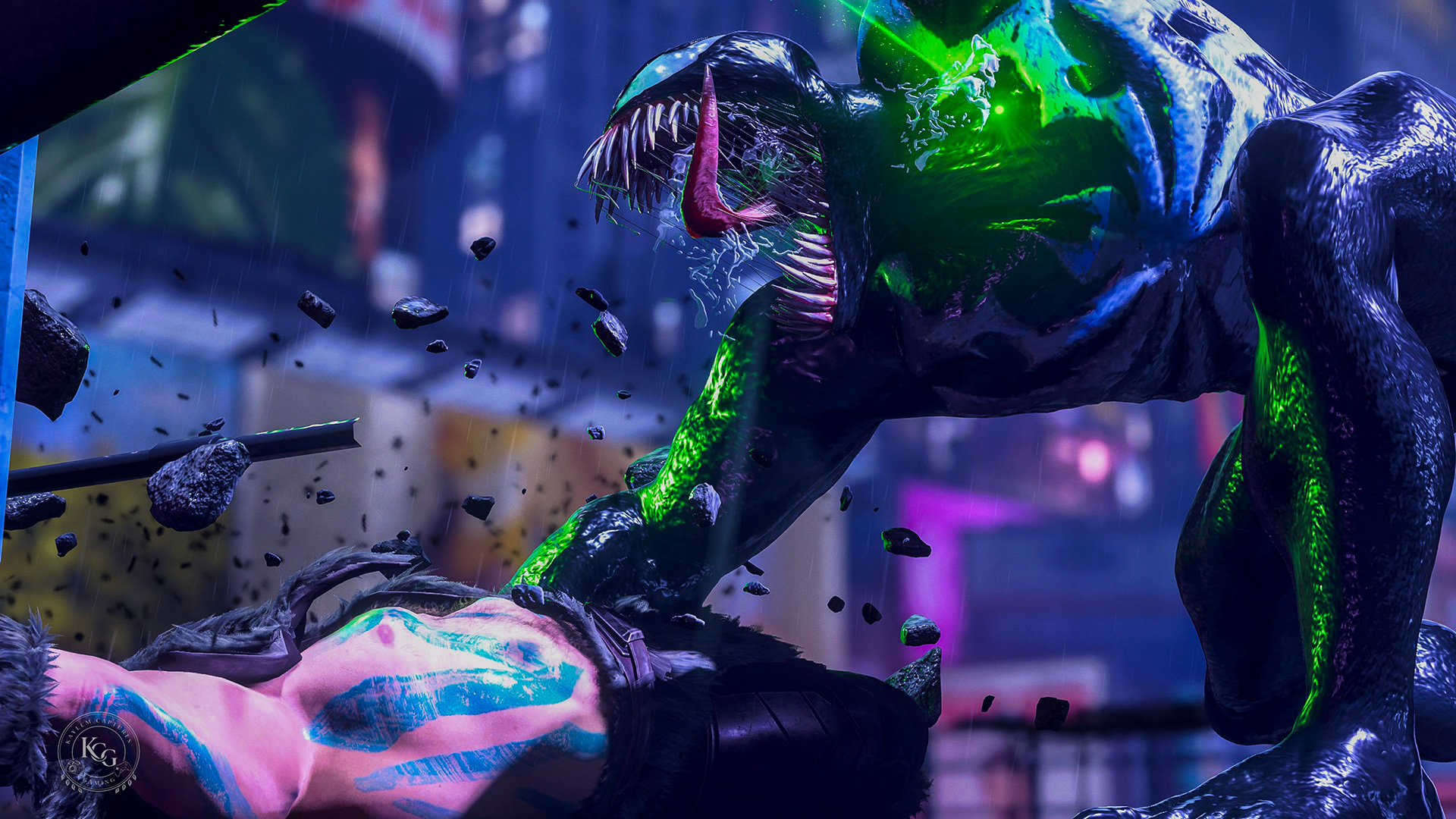 Captured in Spider-Man 2