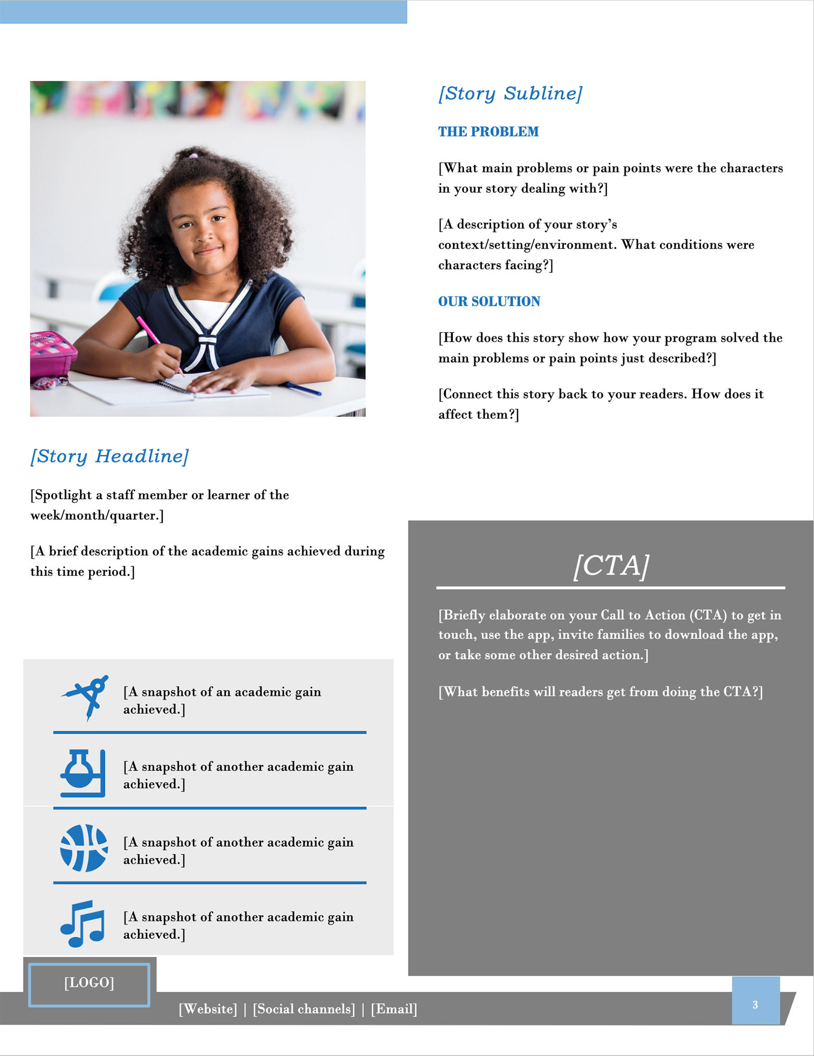 Newsletter template