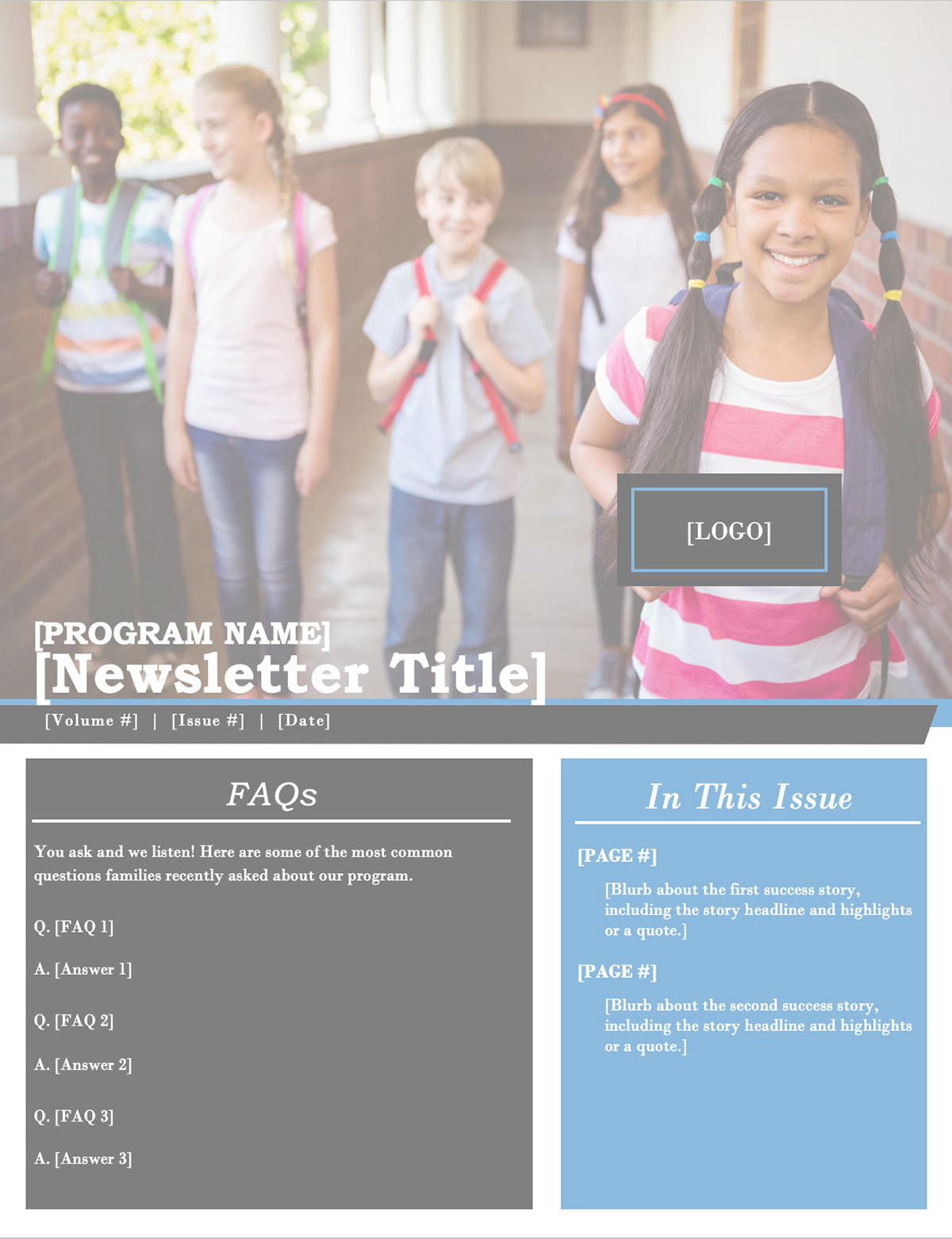 Newsletter template