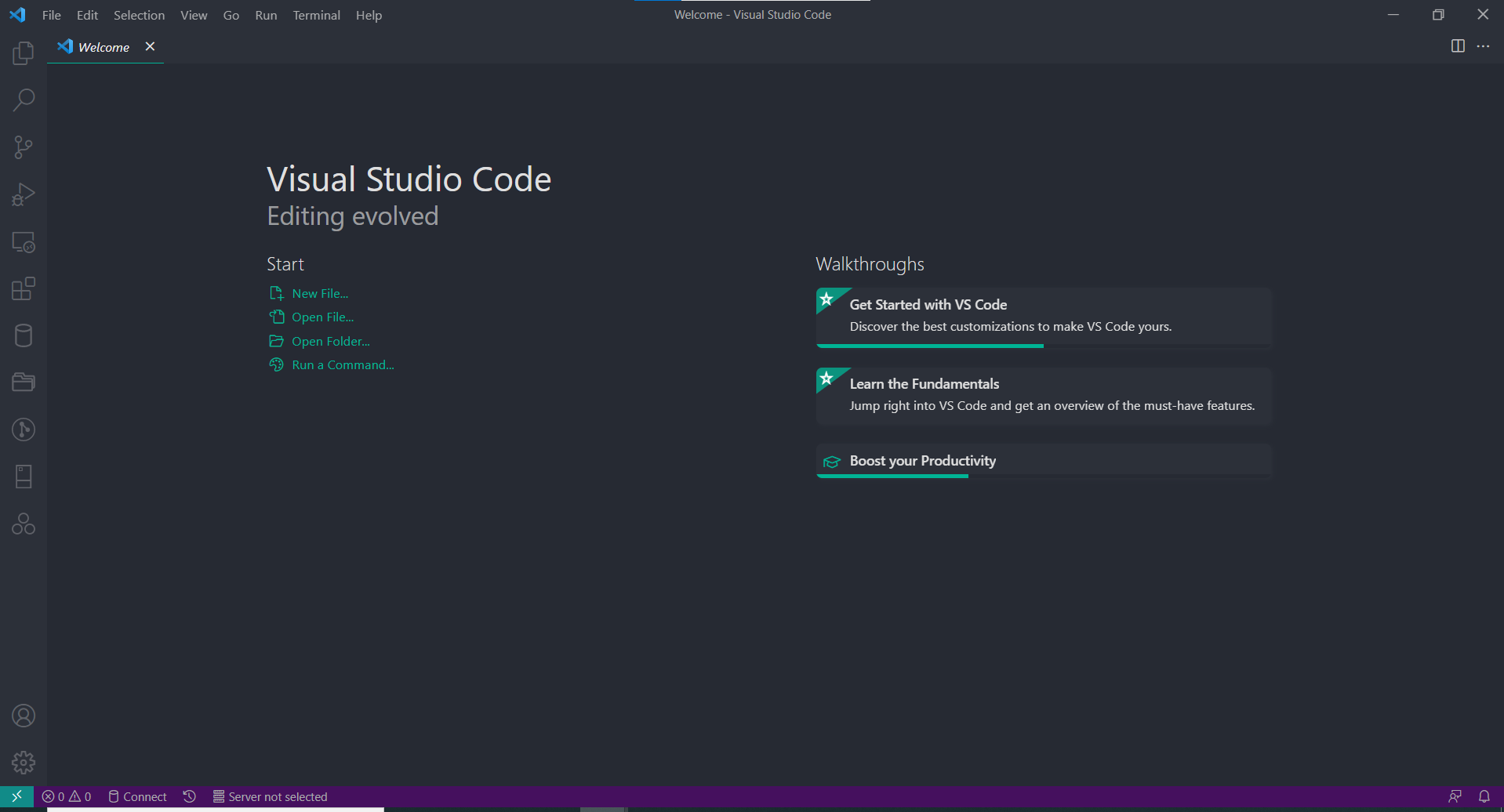 Open Visual Studio Code