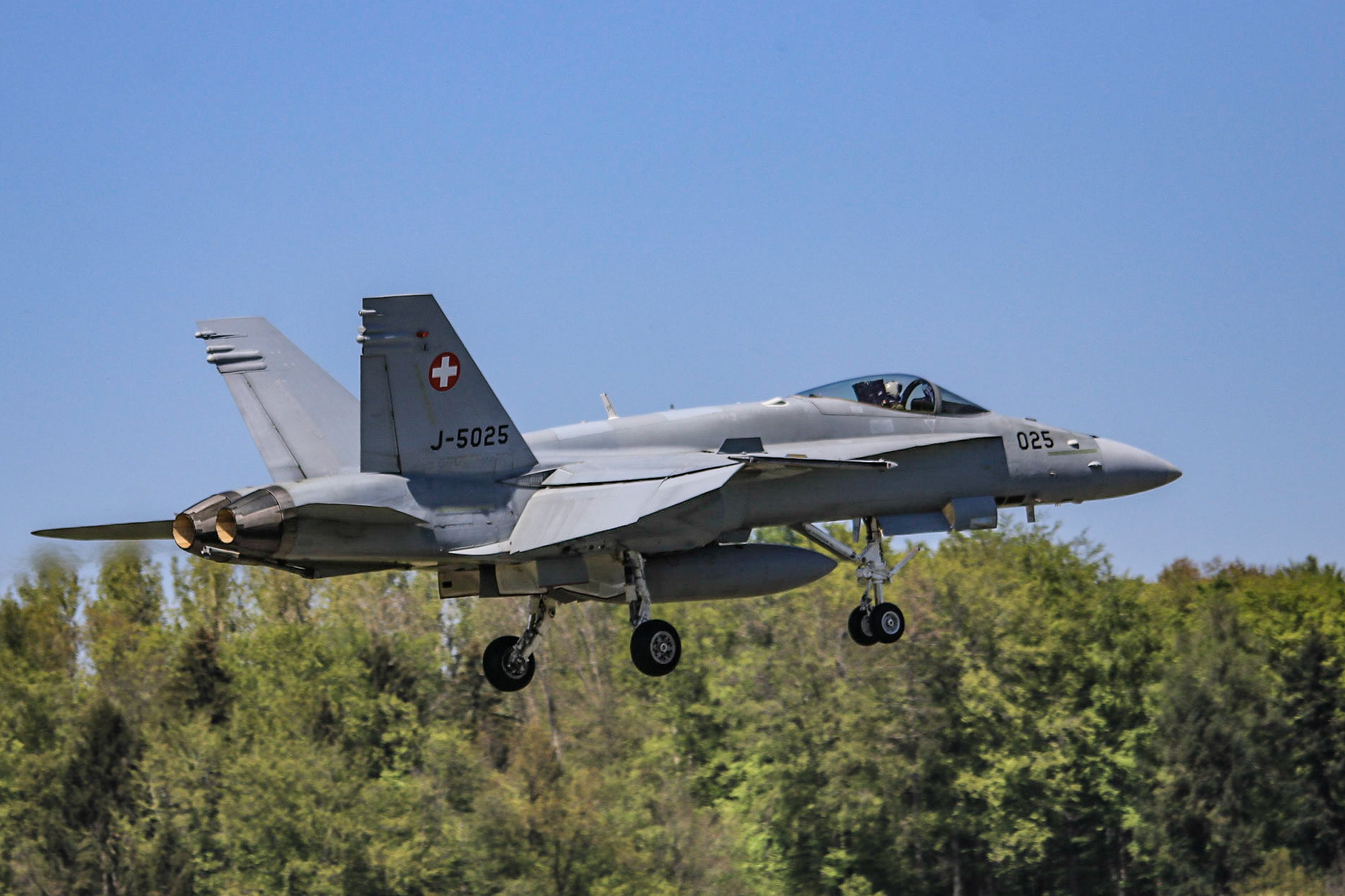 Boeing F/A-18C (Swiss Air Force) - J-5025