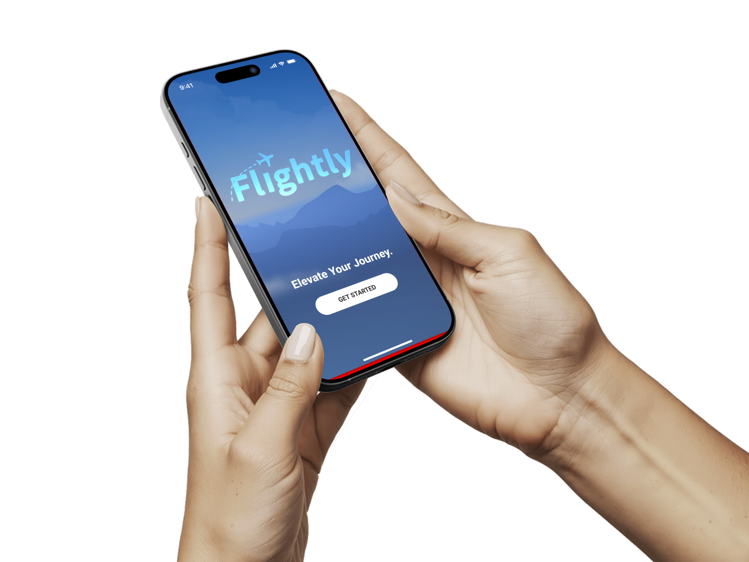 Onboarding Screen of Flightly.