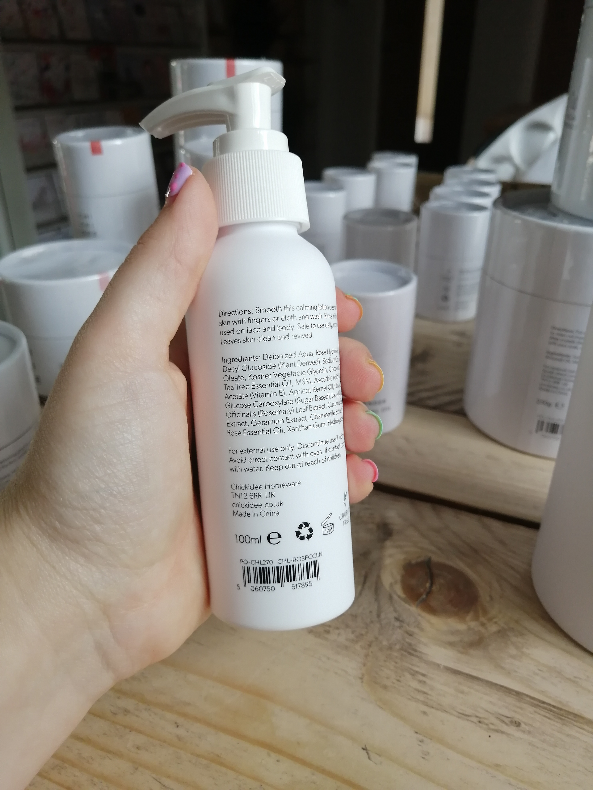 Back of Cleanser