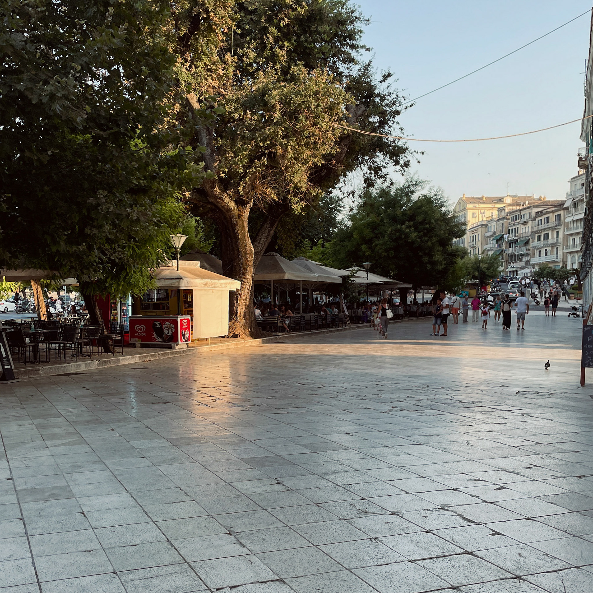 Corfu Kiosk in Evening Sun