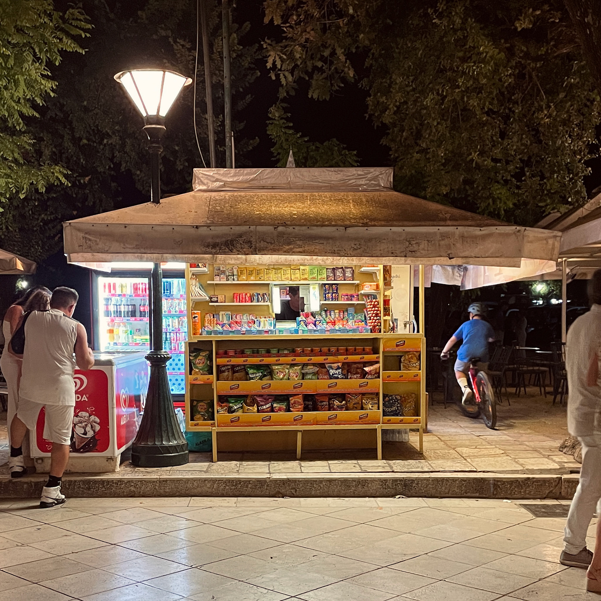 Corfu Snack Kiosk - Night