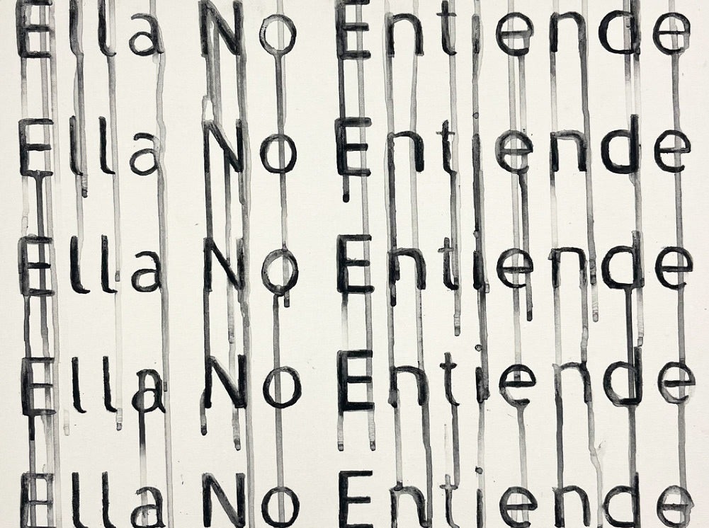 Ella no Entiende/She Doesn't Understand, 2024.